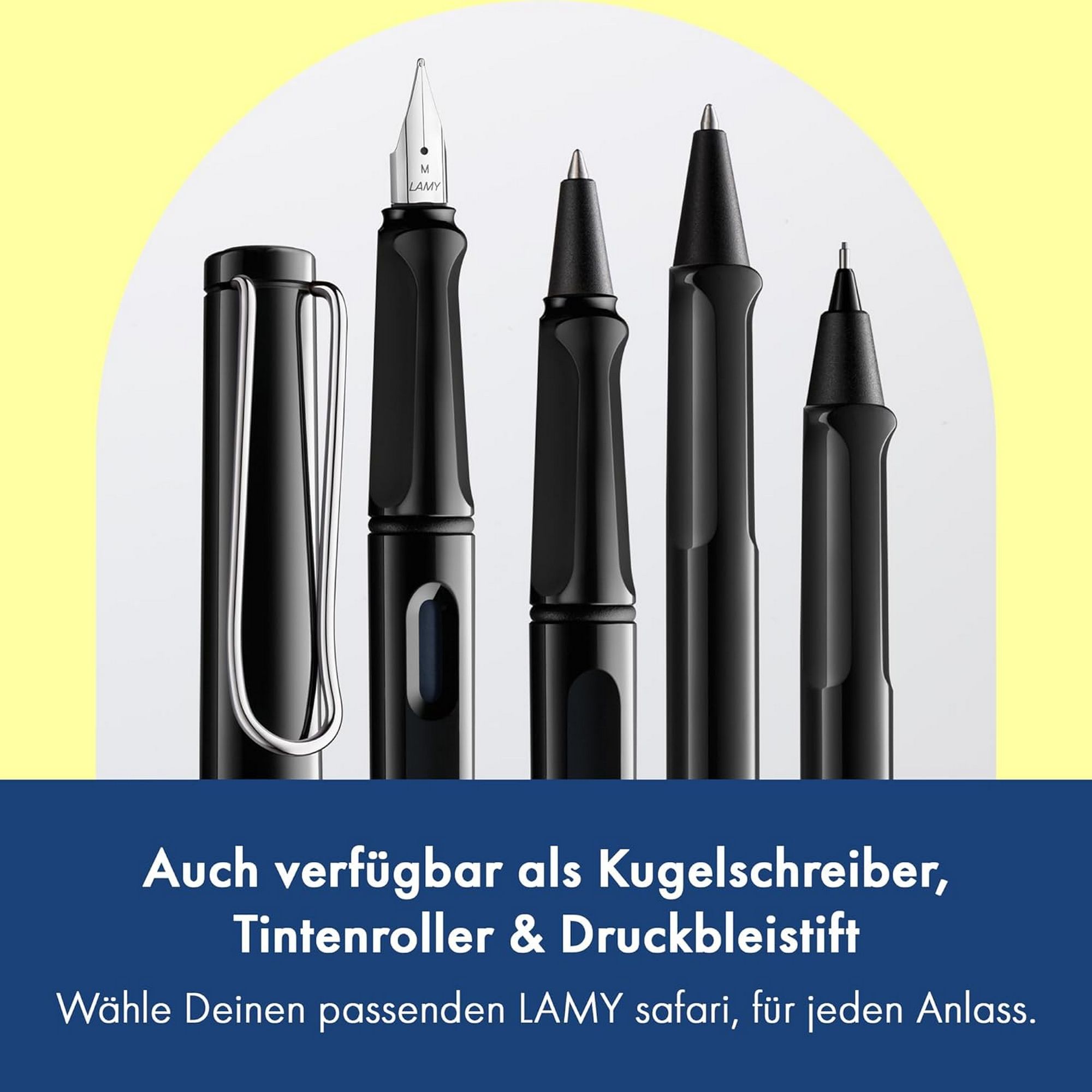 LAMY Safari black F�ller ergonomischer Griff mit Feder i...