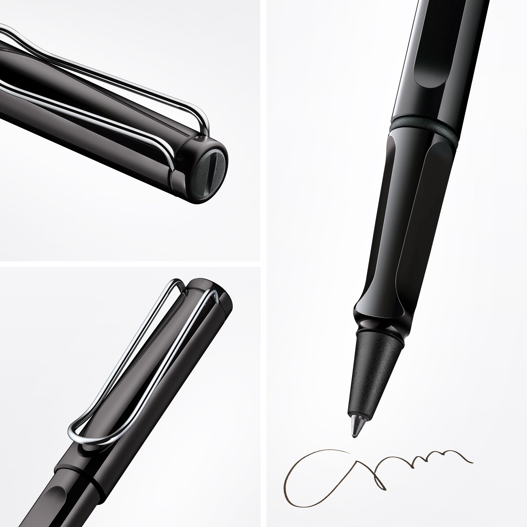 LAMY Safari black Tintenroller Strichbreite M mit Tinten...
