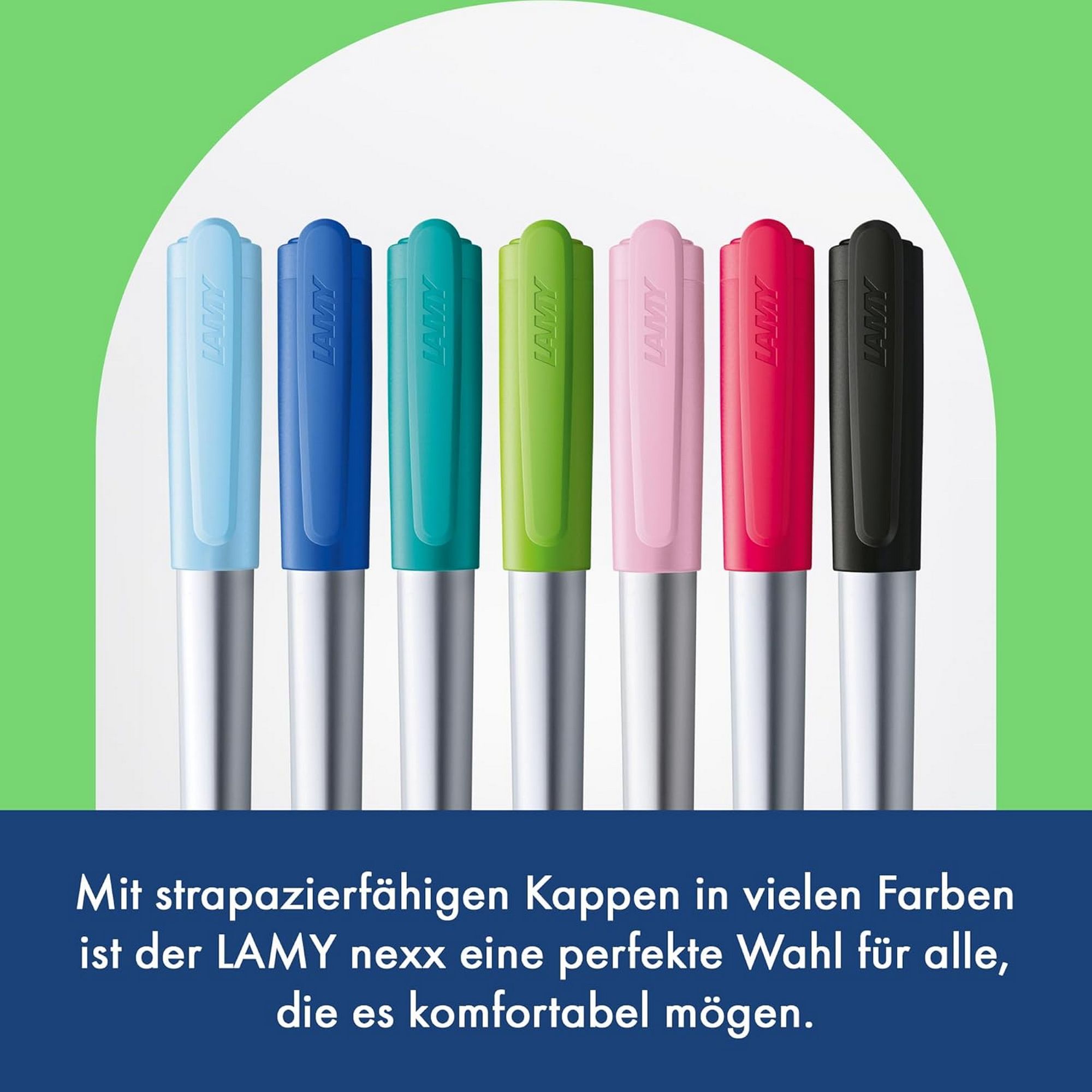 LAMY nexx lime F�ller Griff rutschfest Feder Strichbreit...