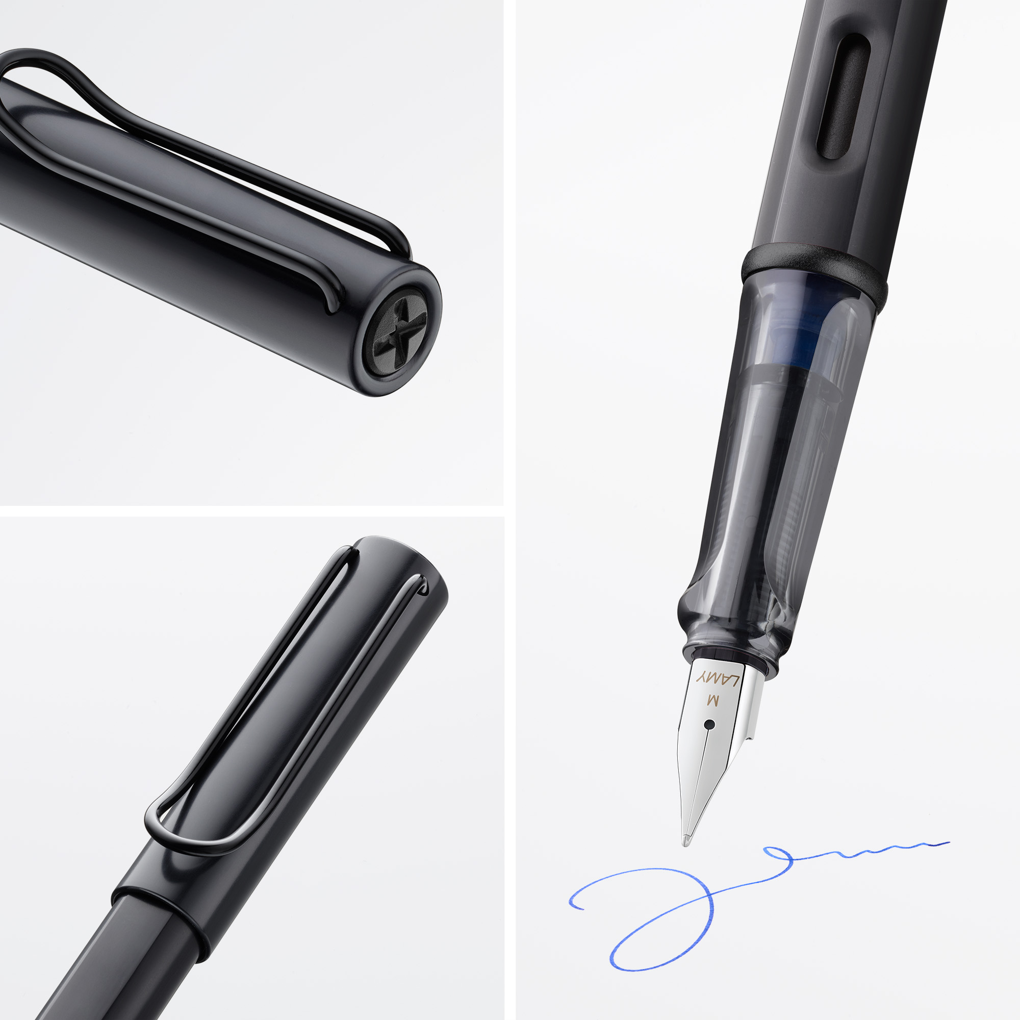 LAMY AL Star schwarz F�ller ergonomischer Griff mit Fede...