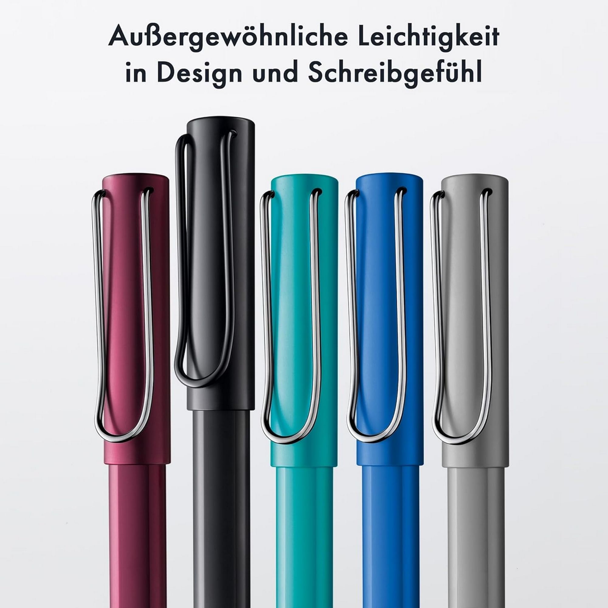 LAMY AL Star black Tintenroller leicht aus Alu mit Mine ...
