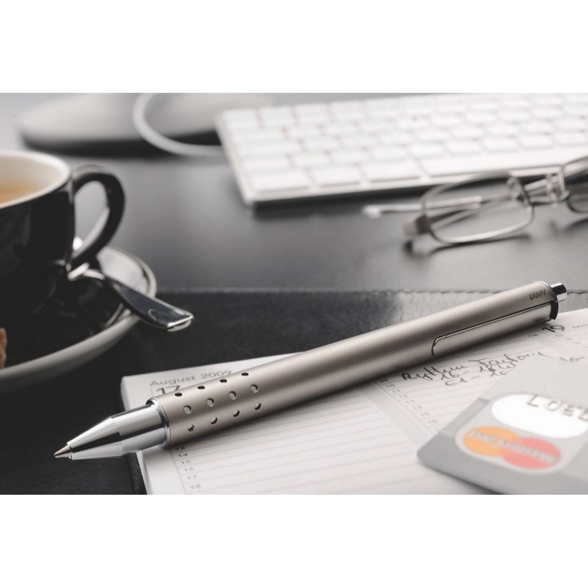 LAMY swift Palladium Tintenroller Edelstahl Strichbreite...