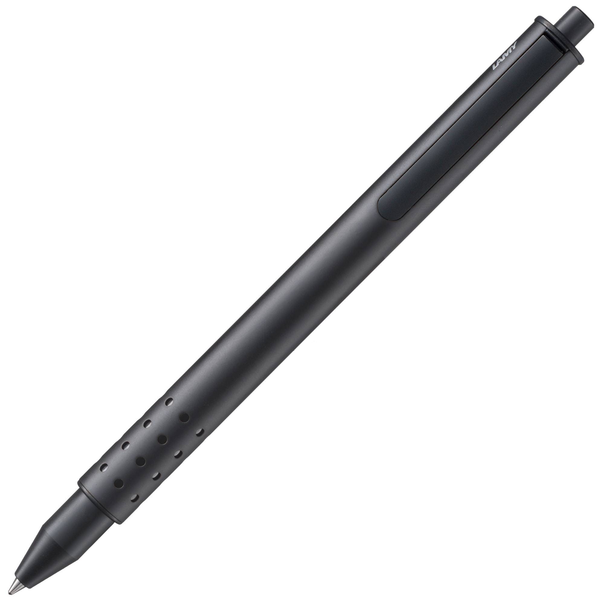 LAMY swift schwarz Tintenroller Edelstahl Strichbreite B...