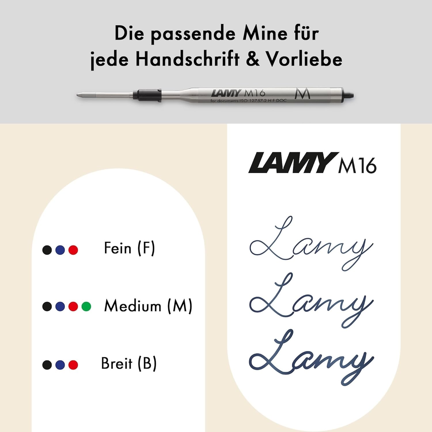 LAMY logo Kugelschreiber 205 matt rot St�rke M M16 Schre...