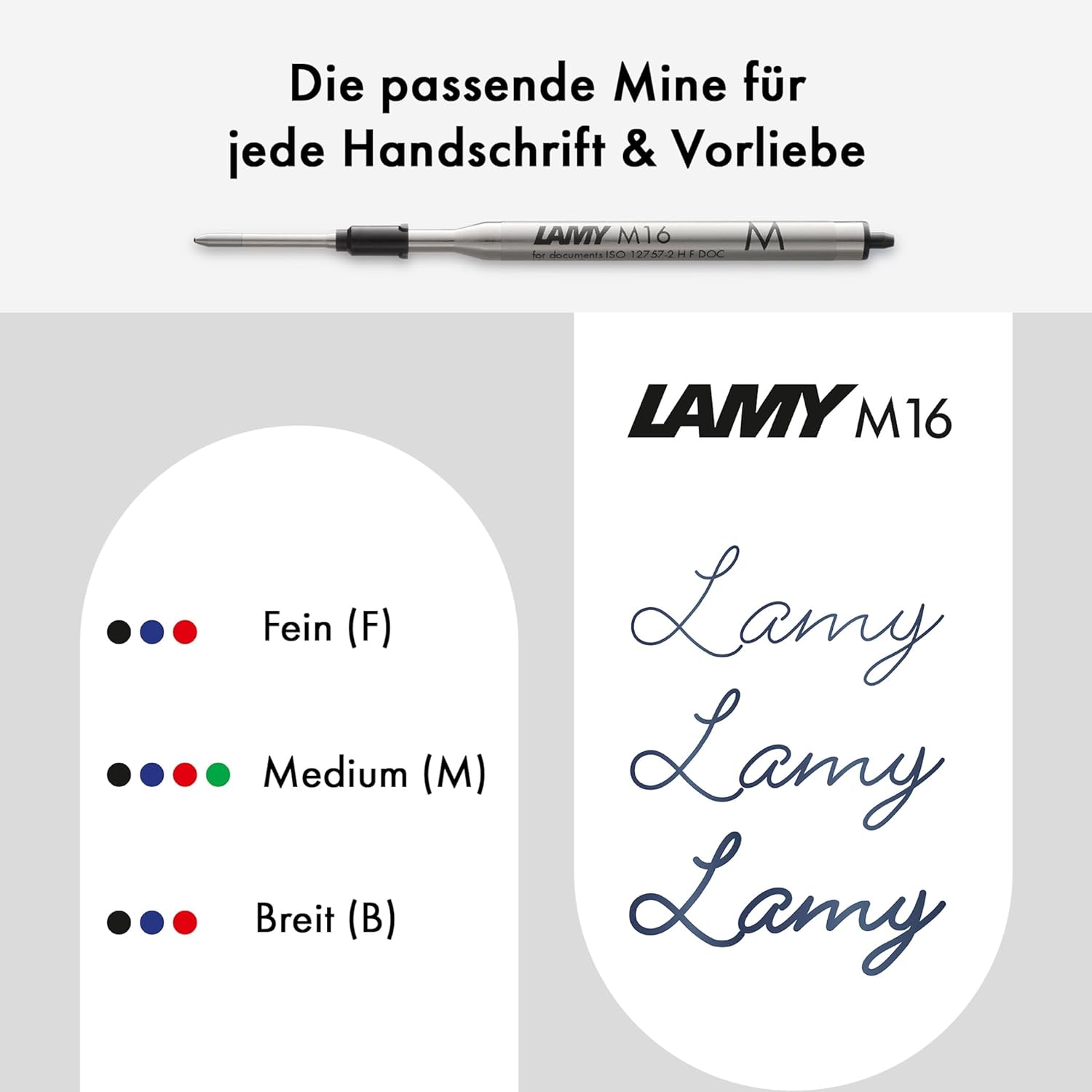LAMY logo Kugelschreiber 205 matt gr�n St�rke M M16 Schr...