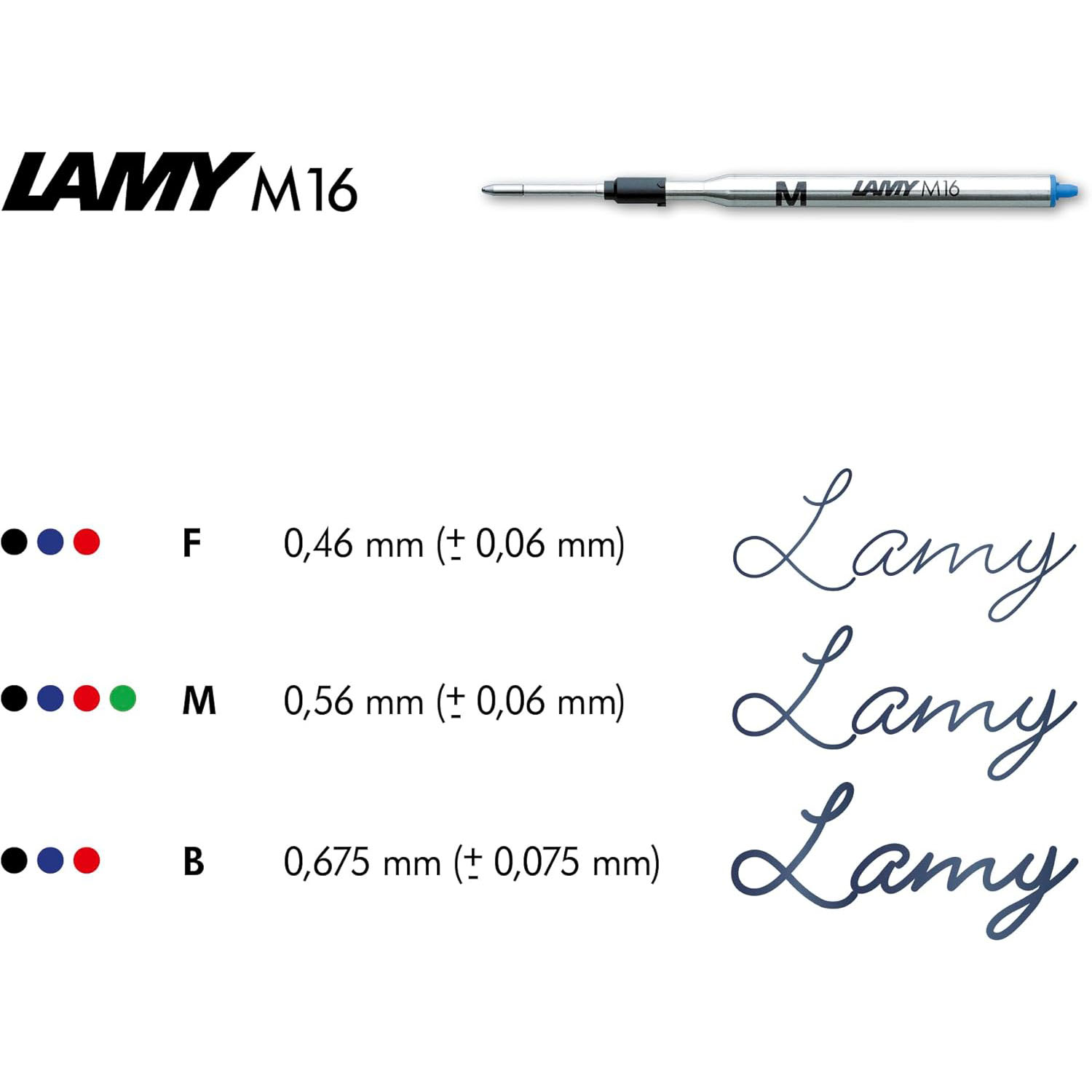LAMY logo Kugelschreiber 204 M+ Blau St�rke B M16 Schrei...