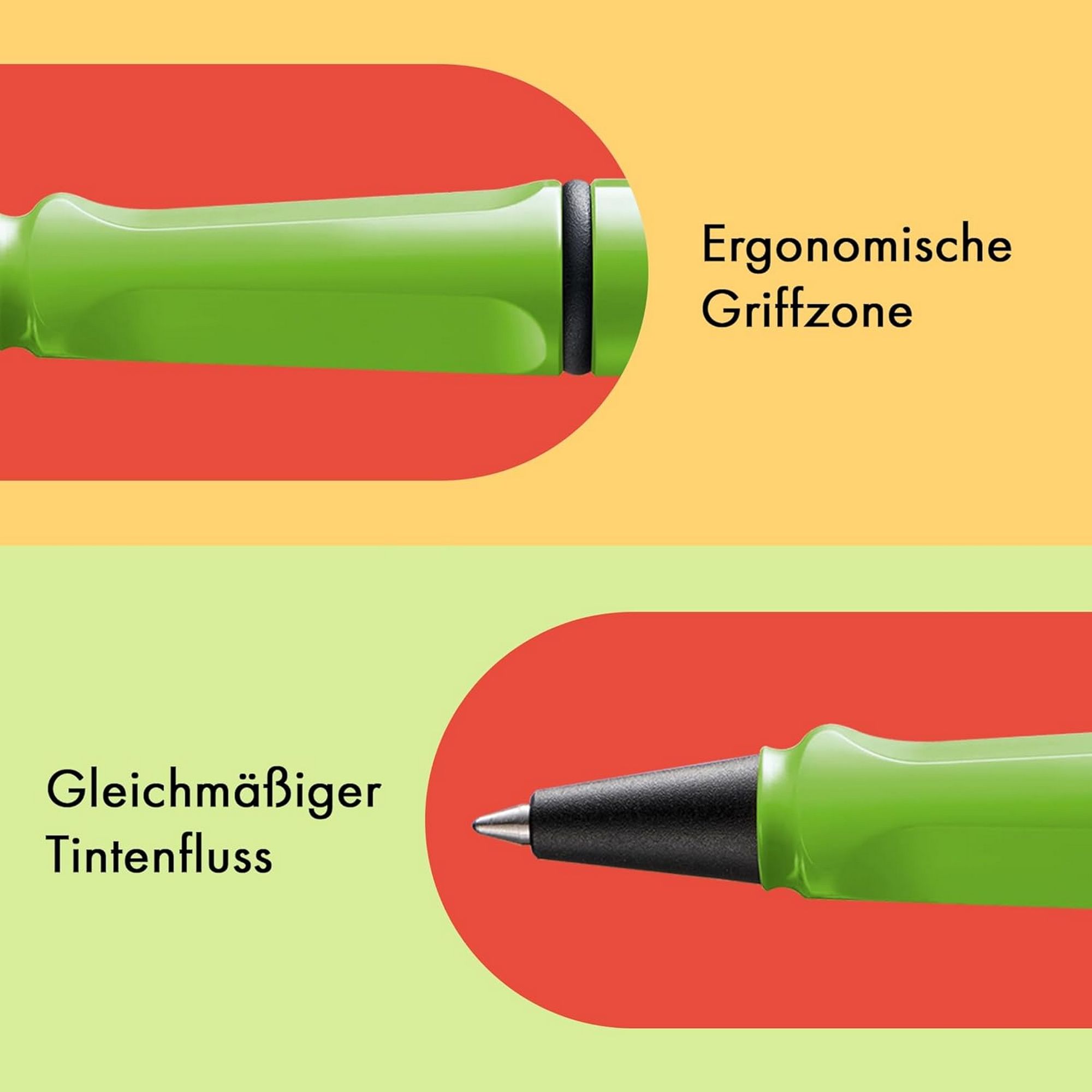 LAMY Safari green Tintenroller ergonomisch Strichbreite ...