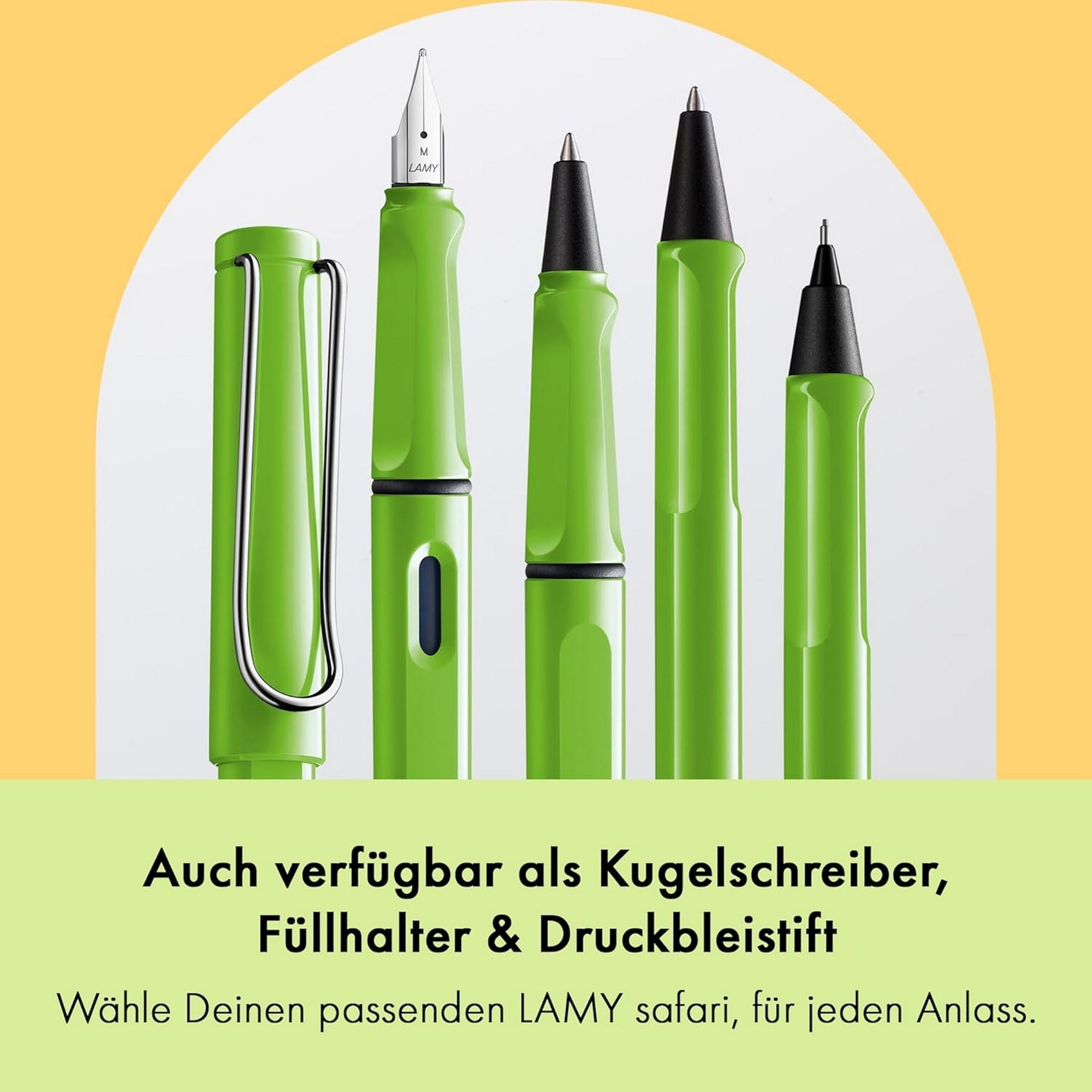 LAMY Safari green Tintenroller ergonomisch Strichbreite ...