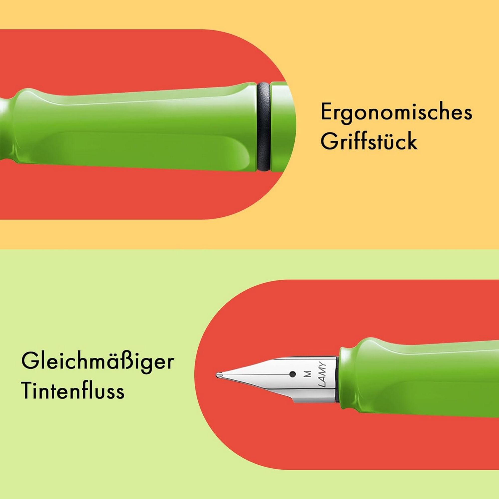 LAMY Safari green F�ller ergonomischer Griff mit Feder i...
