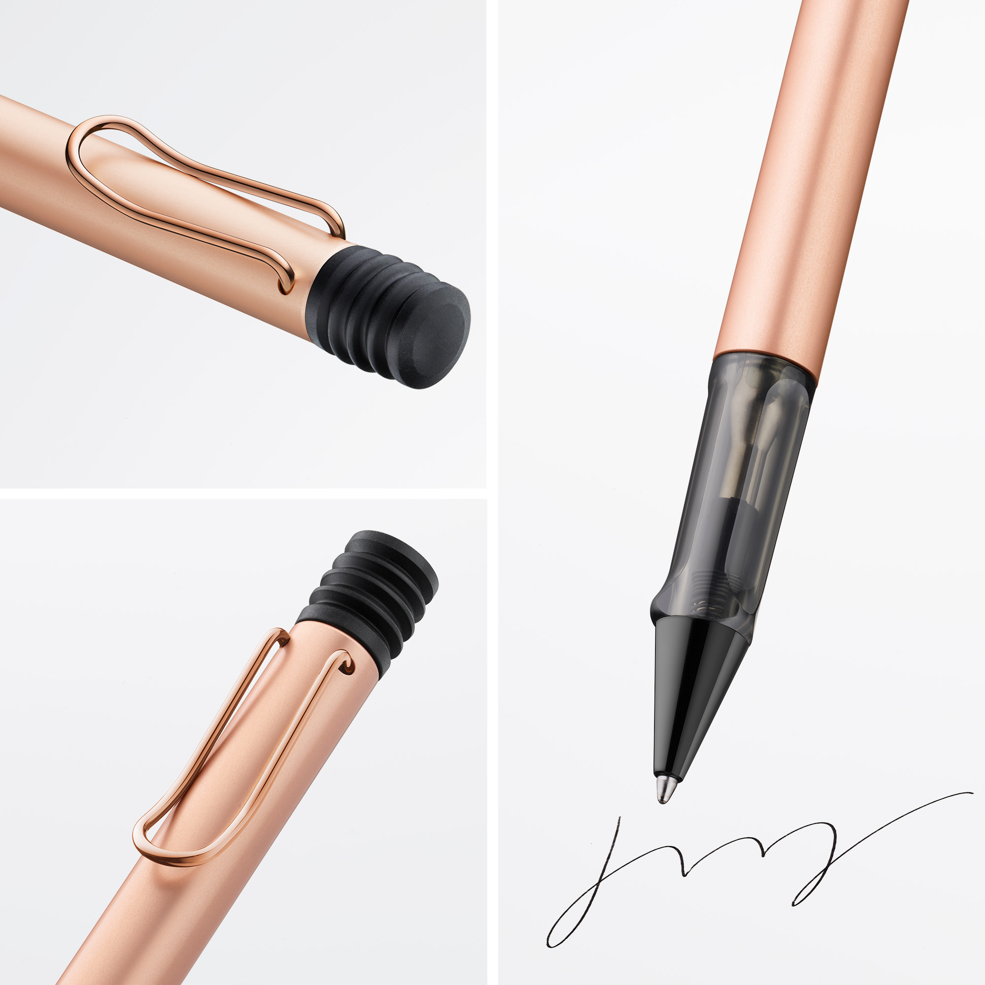 LAMY Lx rosegold Kugelschreiber Griff Alu Geh�use leicht...
