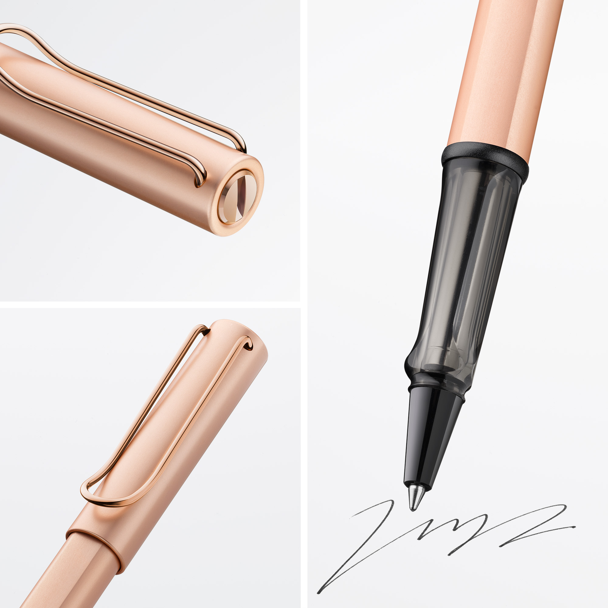 LAMY Lx rosegold Tintenroller Griff Alu Geh�use Tintenro...