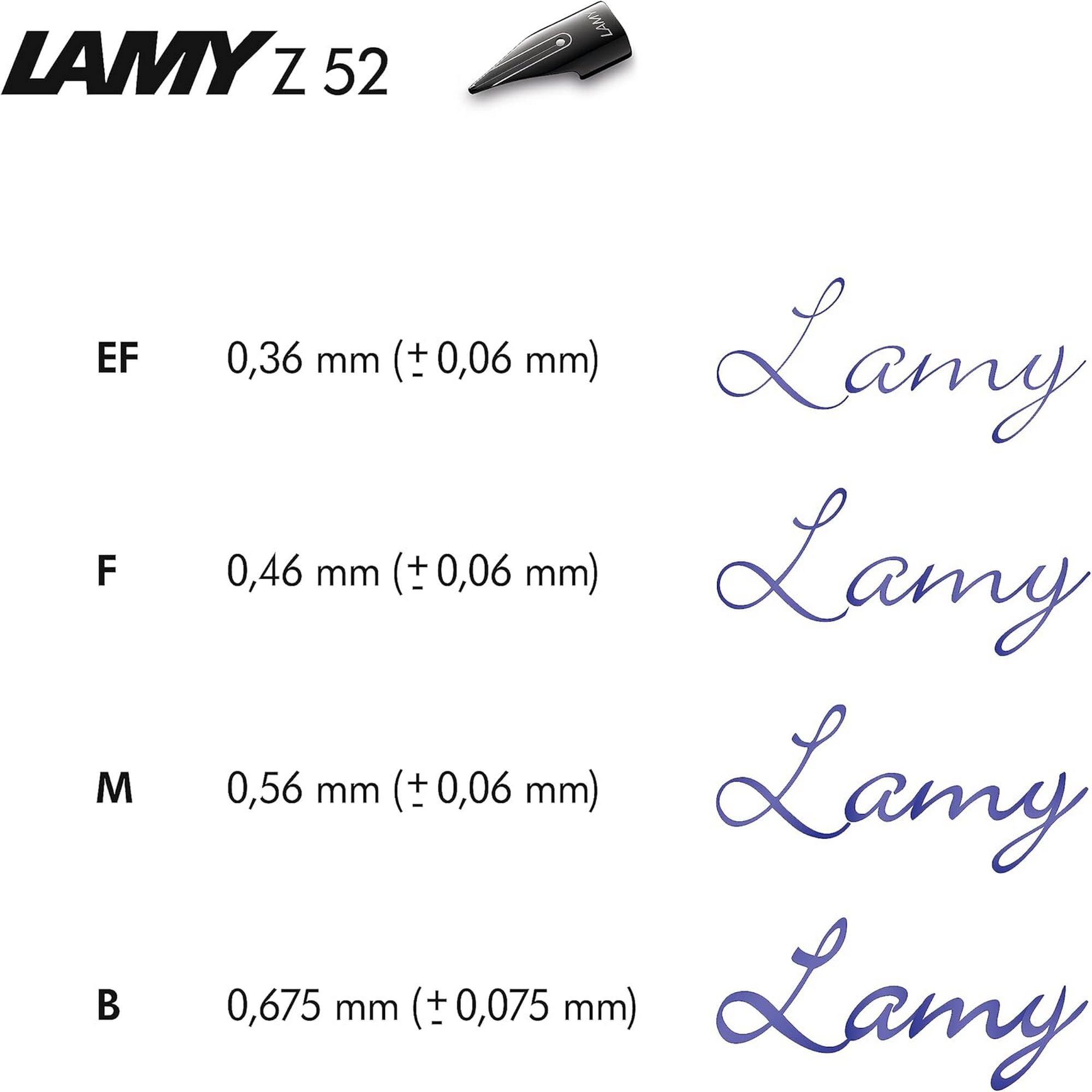 LAMY Z 52 Feder 888 Ersatzfeder aus poliertem Edelstahl ...