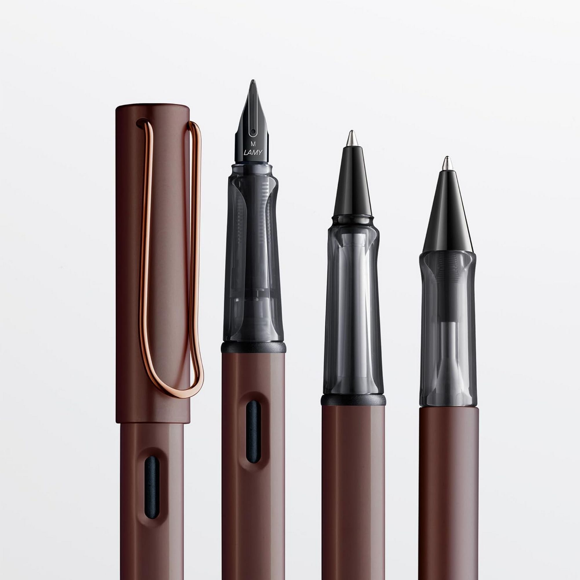 LAMY Lx F�ller marron Alu Geh�use Strichbreite M Tintenp...