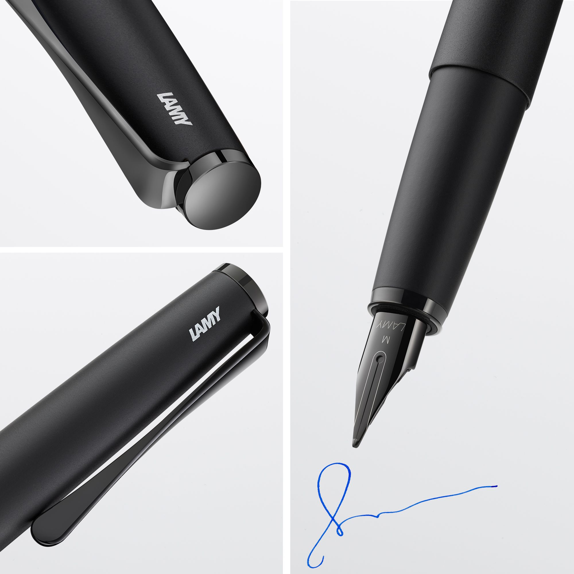 LAMY studio lx-all-black F�ller F�ller Clip Stahlfeder S...