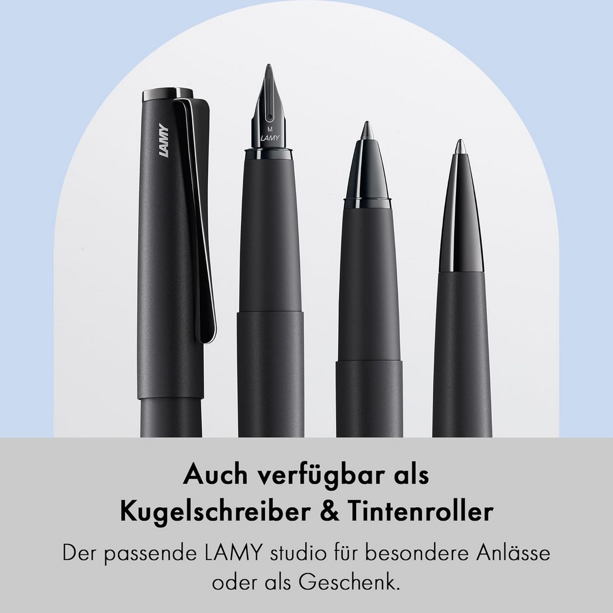 LAMY studio lx-all-black F�ller F�ller Clip Stahlfeder S...