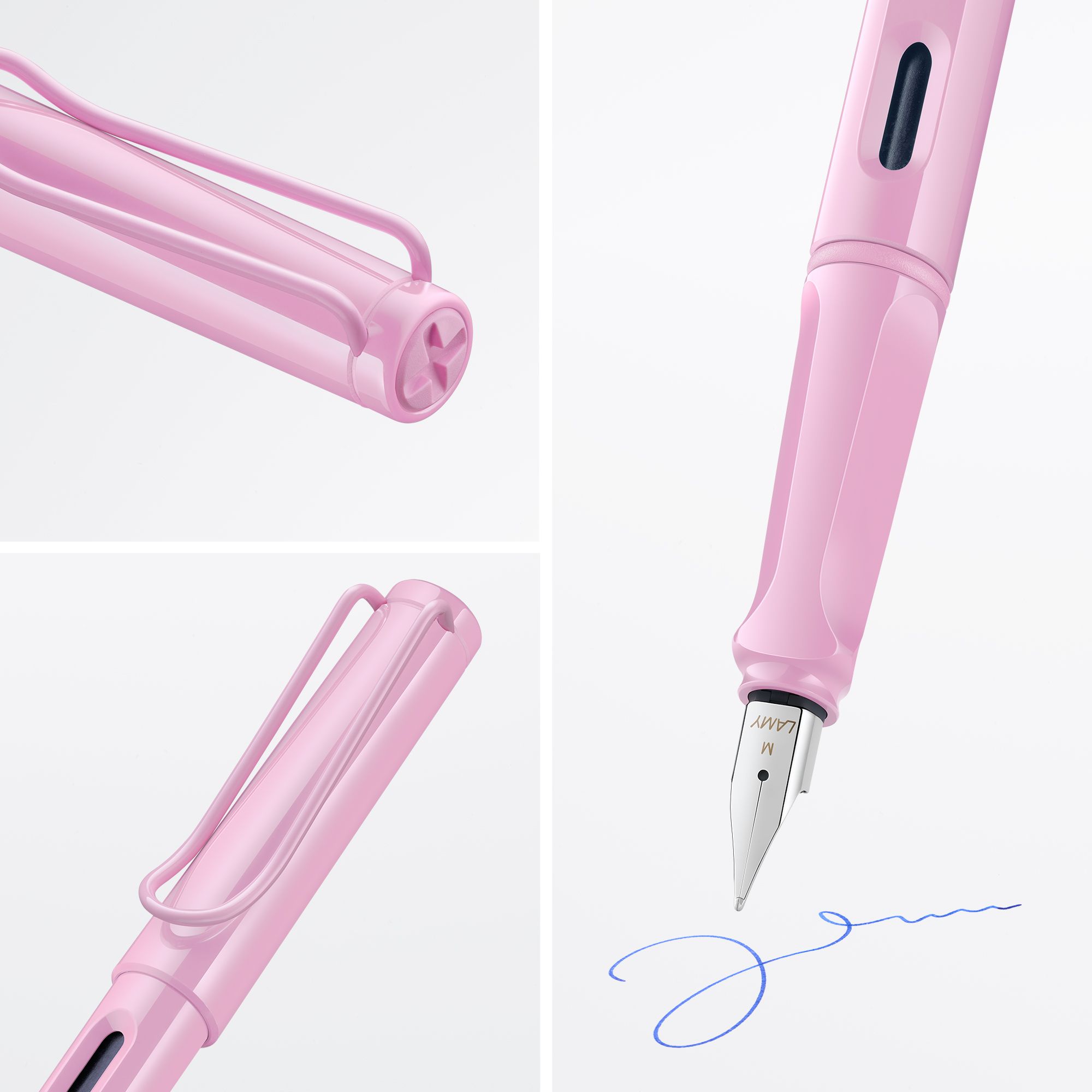 LAMY Safari lightrosa F�ller ergonomischer Griff mit Fed...