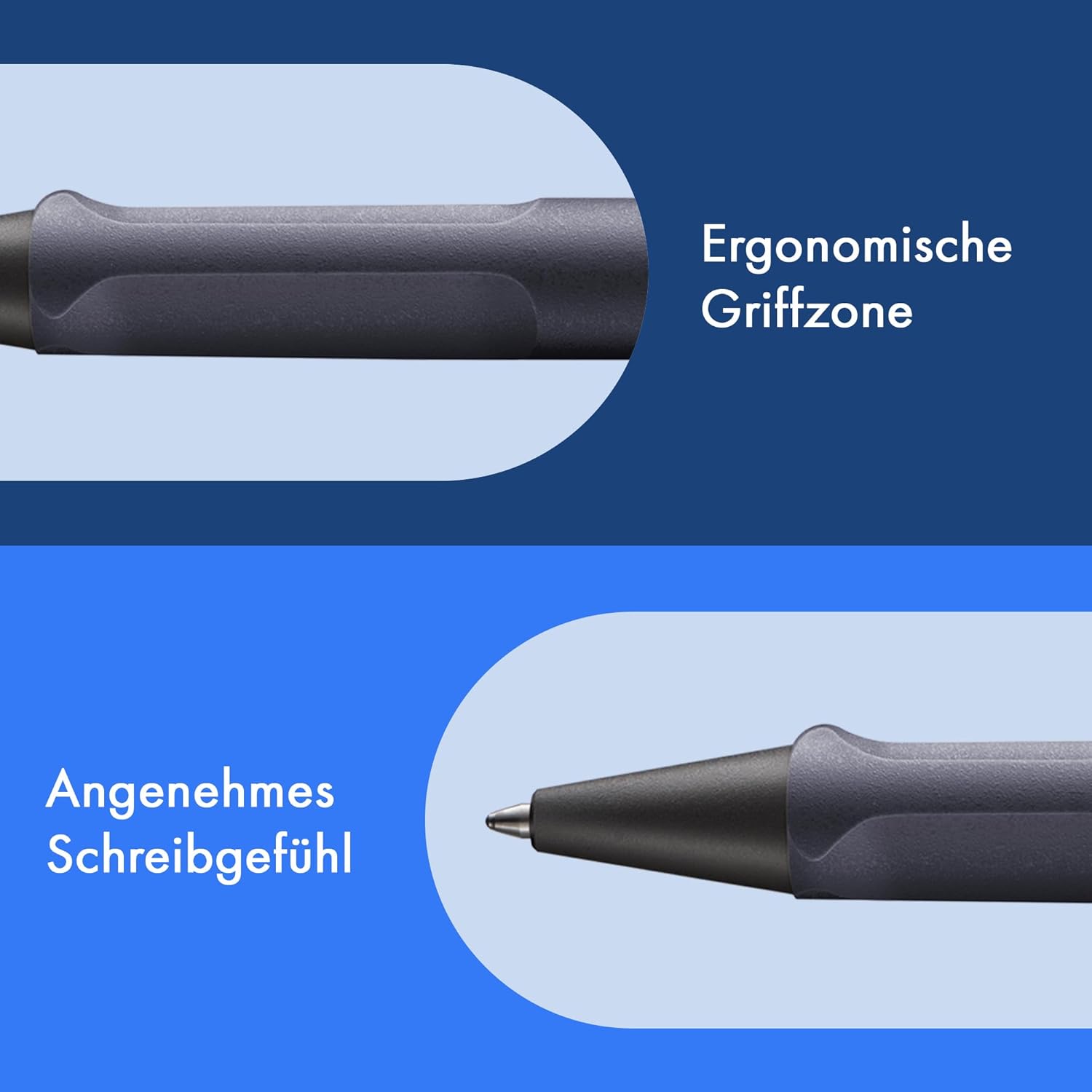 LAMY Safari Kugelschreiber STEEL Schwarz St�rke M M16 Sc...
