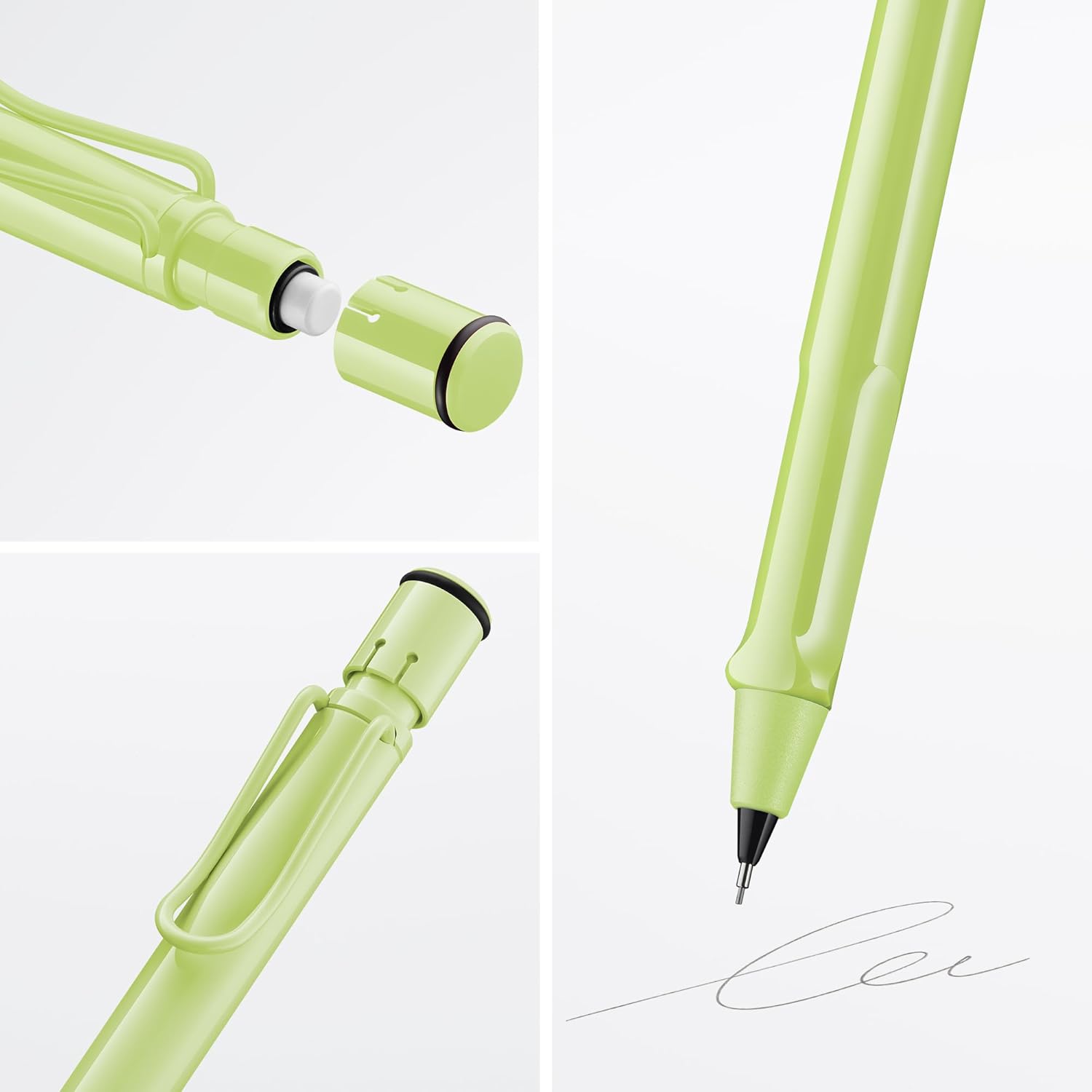 LAMY Druckbleistift Safari SPRINGGREEN mit Mine 0,5mm un...