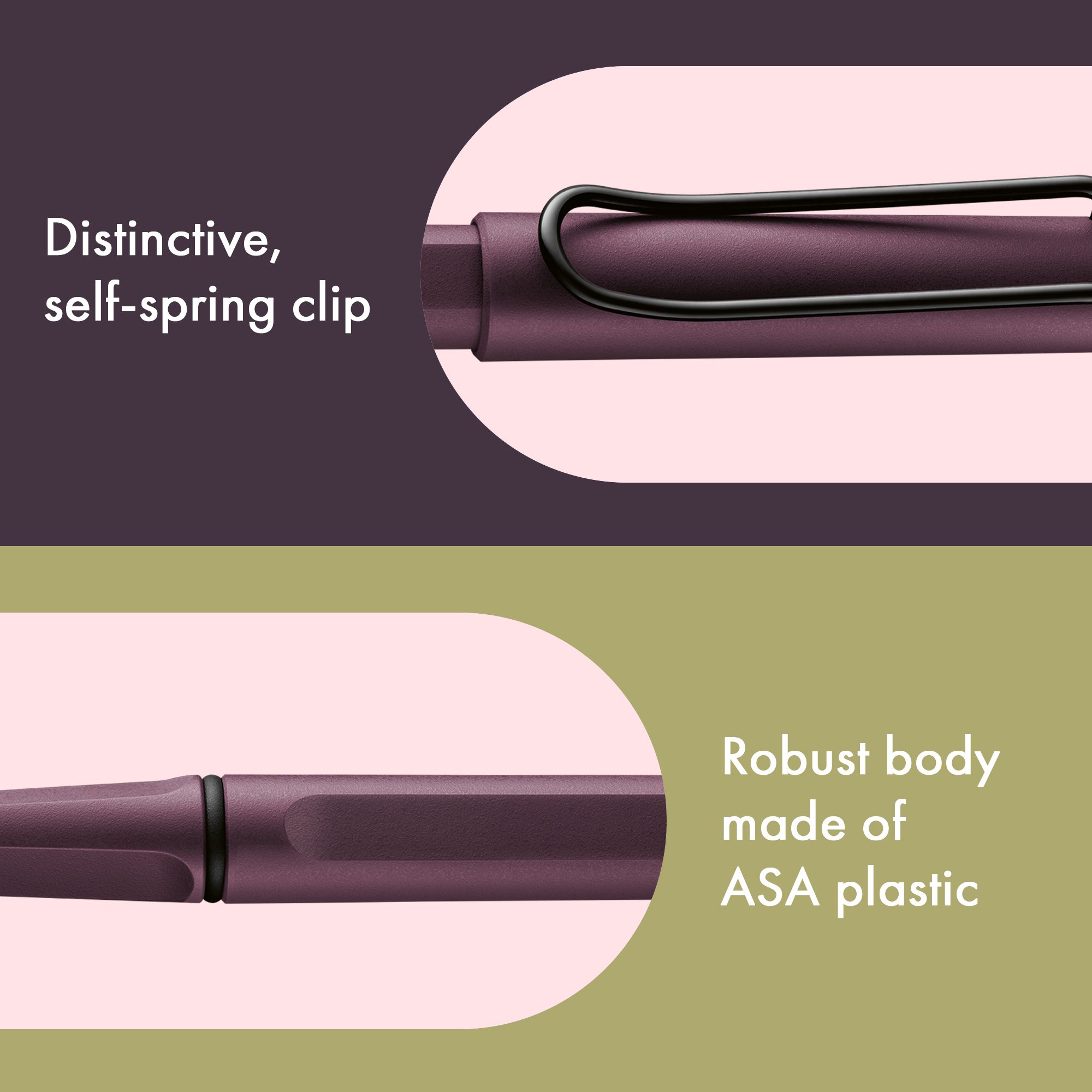LAMY Safari scarlet Tintenroller ergonomisch Strichbreit...