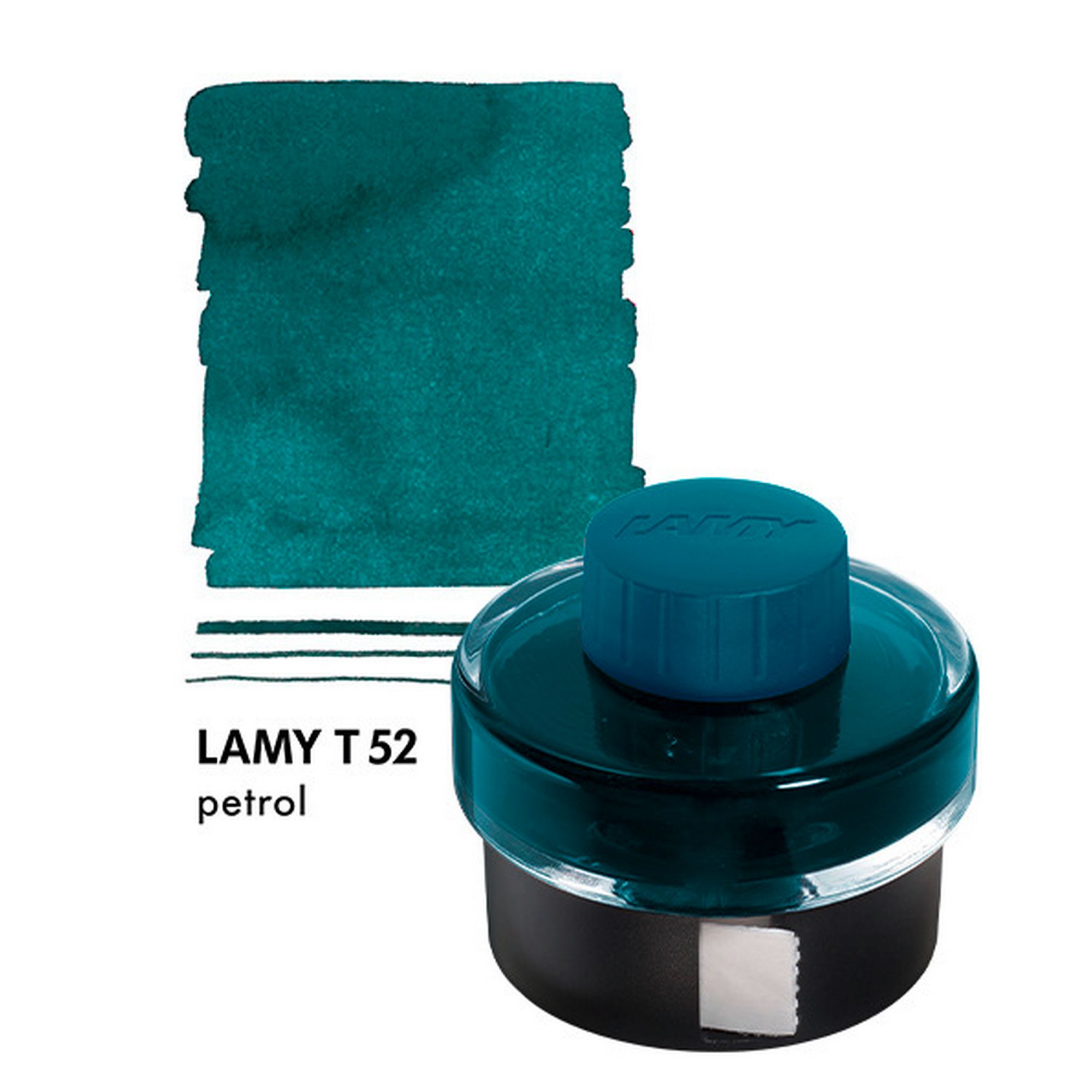 LAMY T52 Tinte petrol gr�n 50ml Tintenglas mit Tintensam...