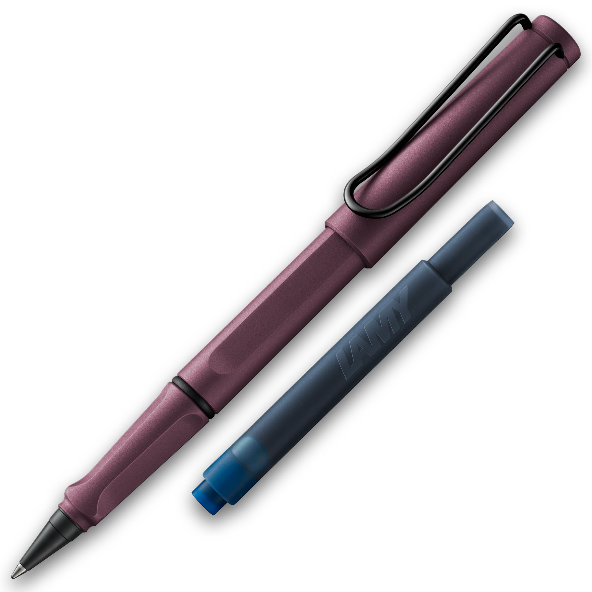 LAMY Tintenroller Safari Scarlet ROLL-INK F�ller ergonom...