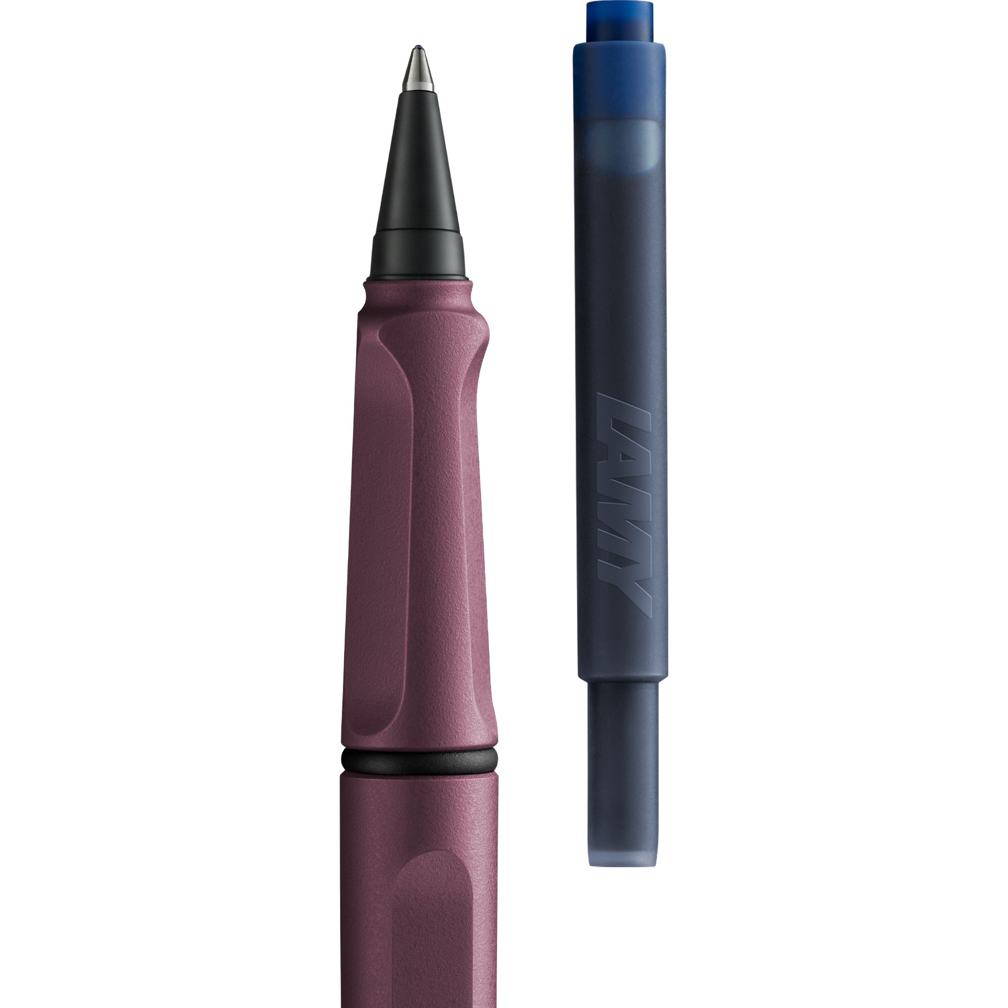 LAMY Tintenroller Safari Scarlet ROLL-INK F�ller ergonom...