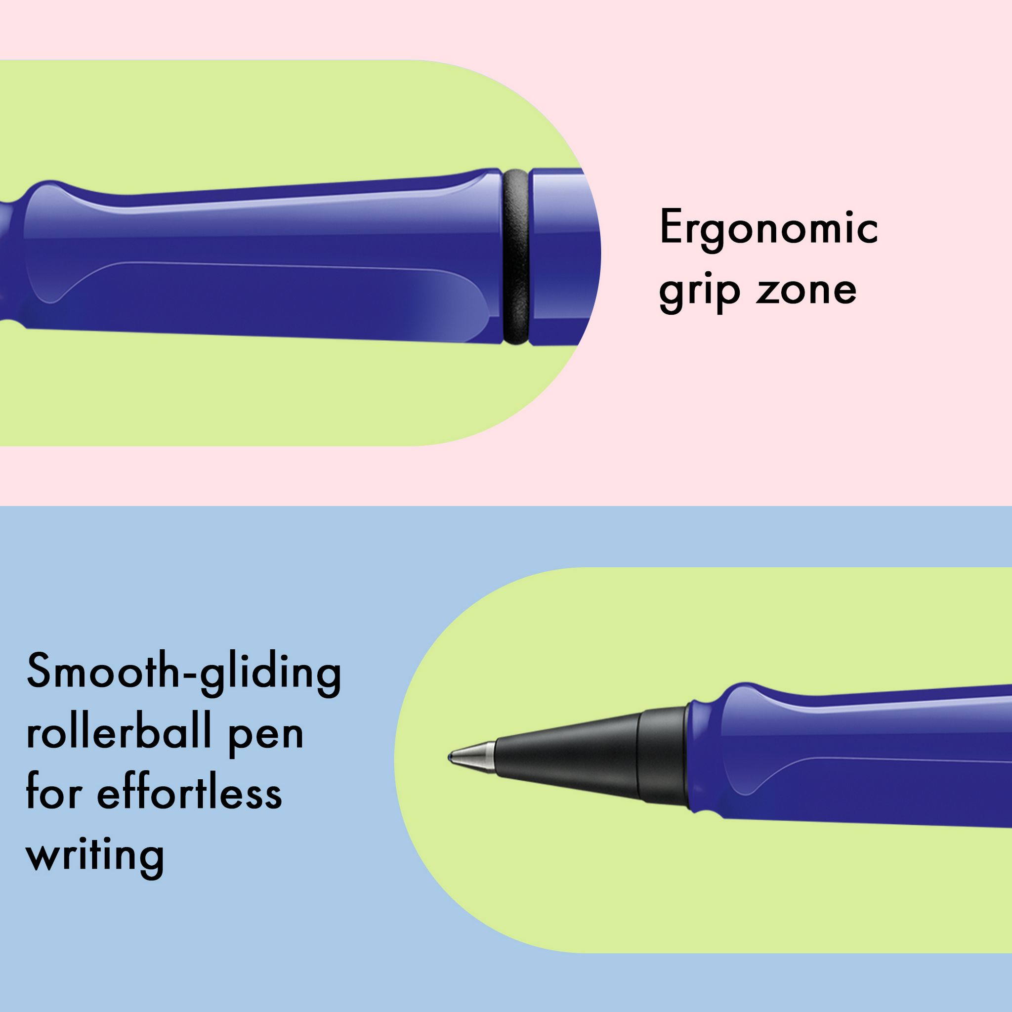 LAMY Tintenroller Safari BLAU ROLL-INK F�ller ergonomisc...