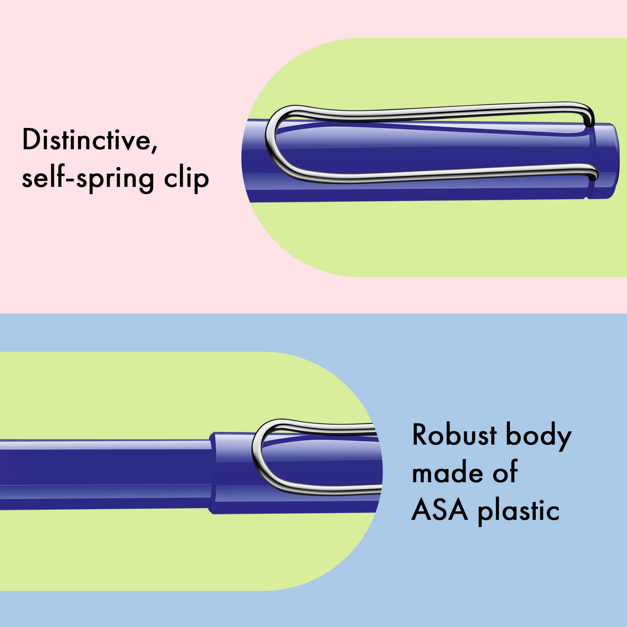 LAMY Tintenroller Safari BLAU ROLL-INK F�ller ergonomisc...