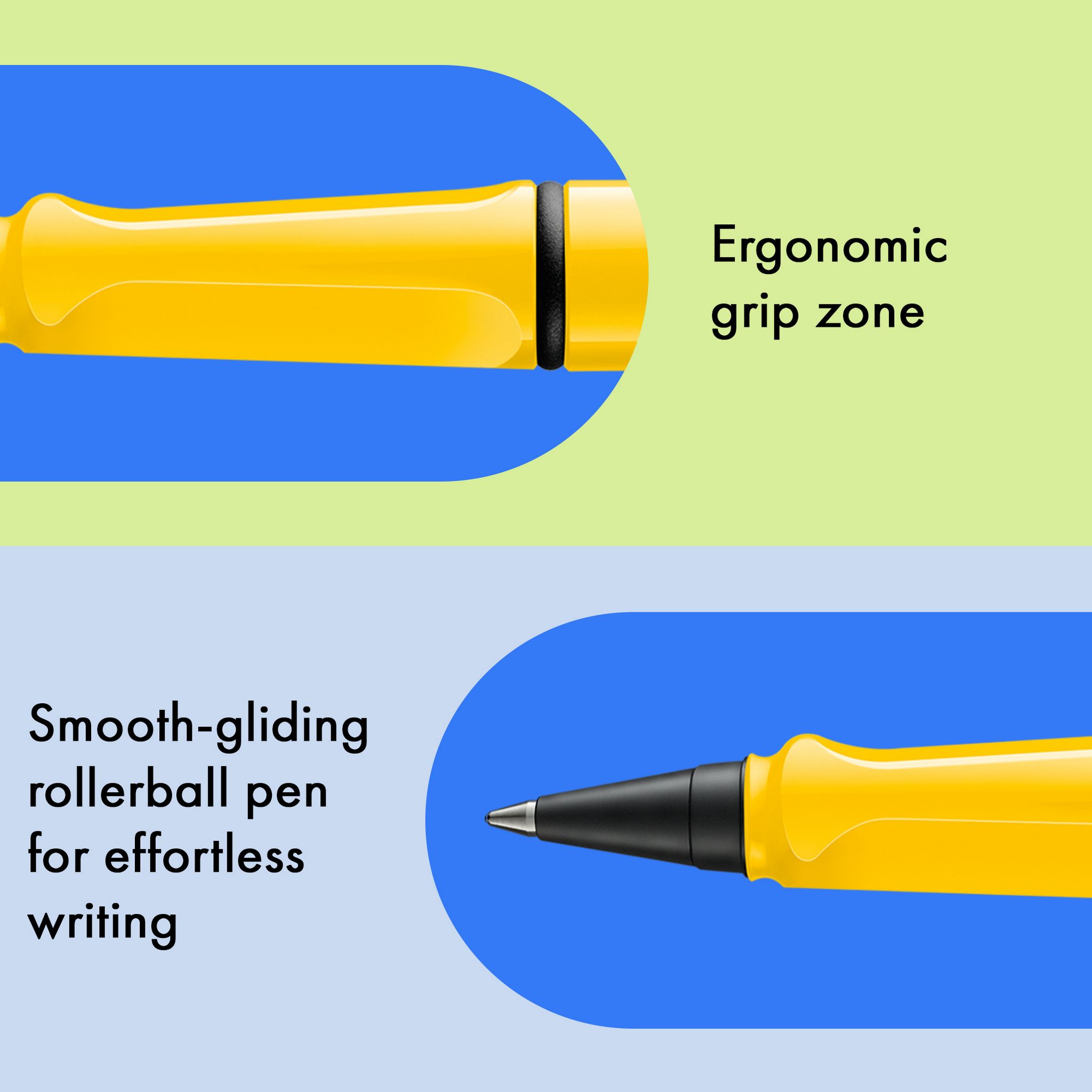 LAMY Tintenroller Safari GELB ROLL-INK F�ller ergonomisc...