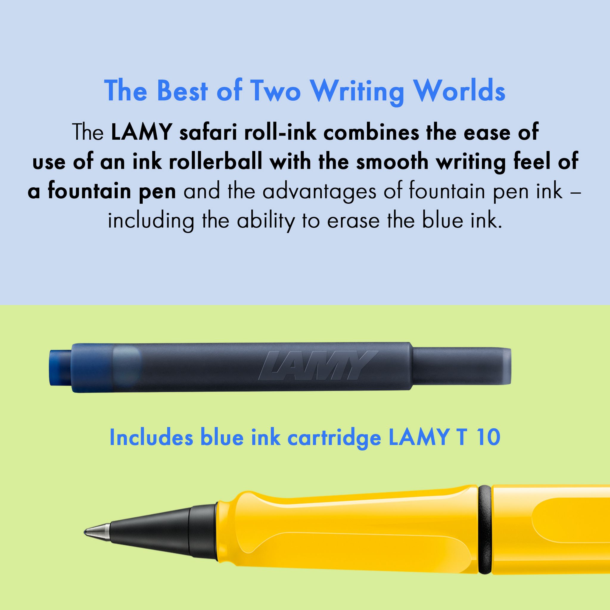 LAMY Tintenroller Safari GELB ROLL-INK F�ller ergonomisc...