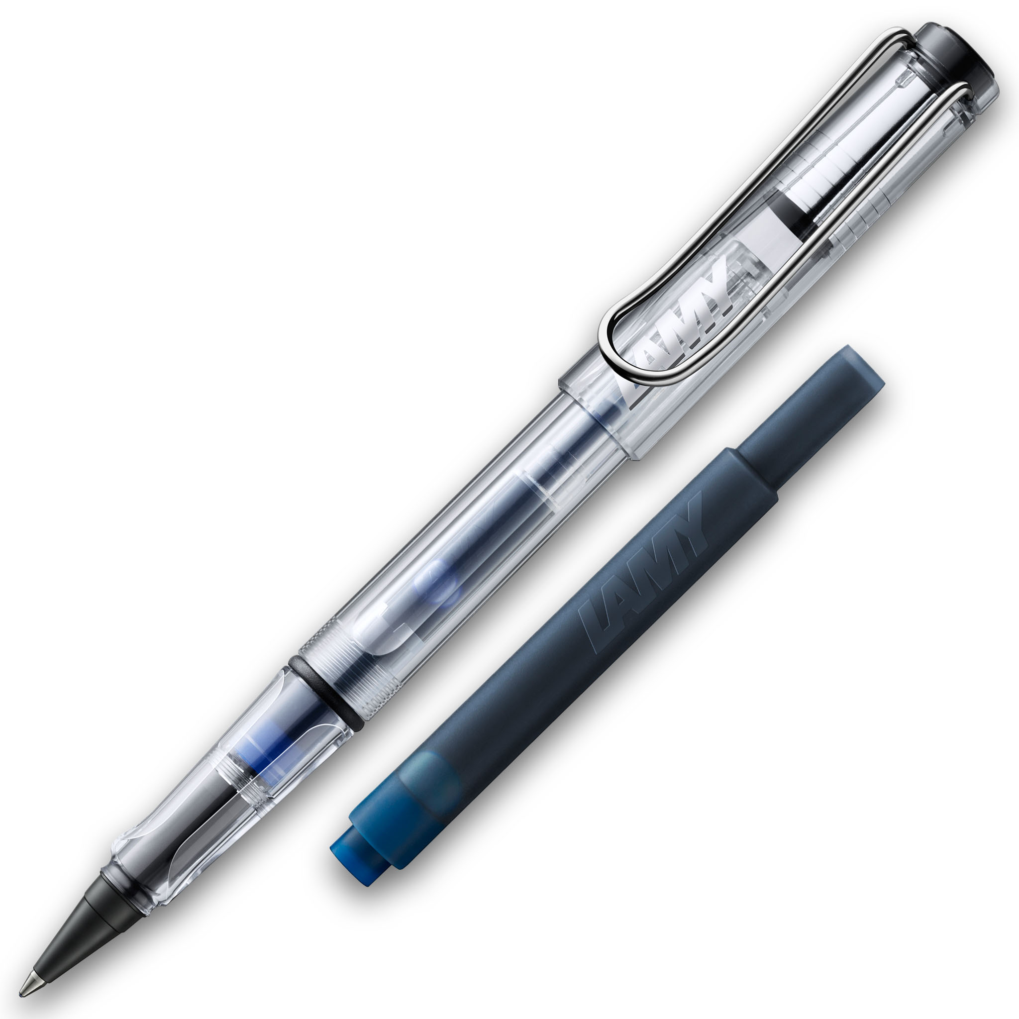 LAMY Tintenroller VISTA Transparent ROLL-INK F�ller ergo...