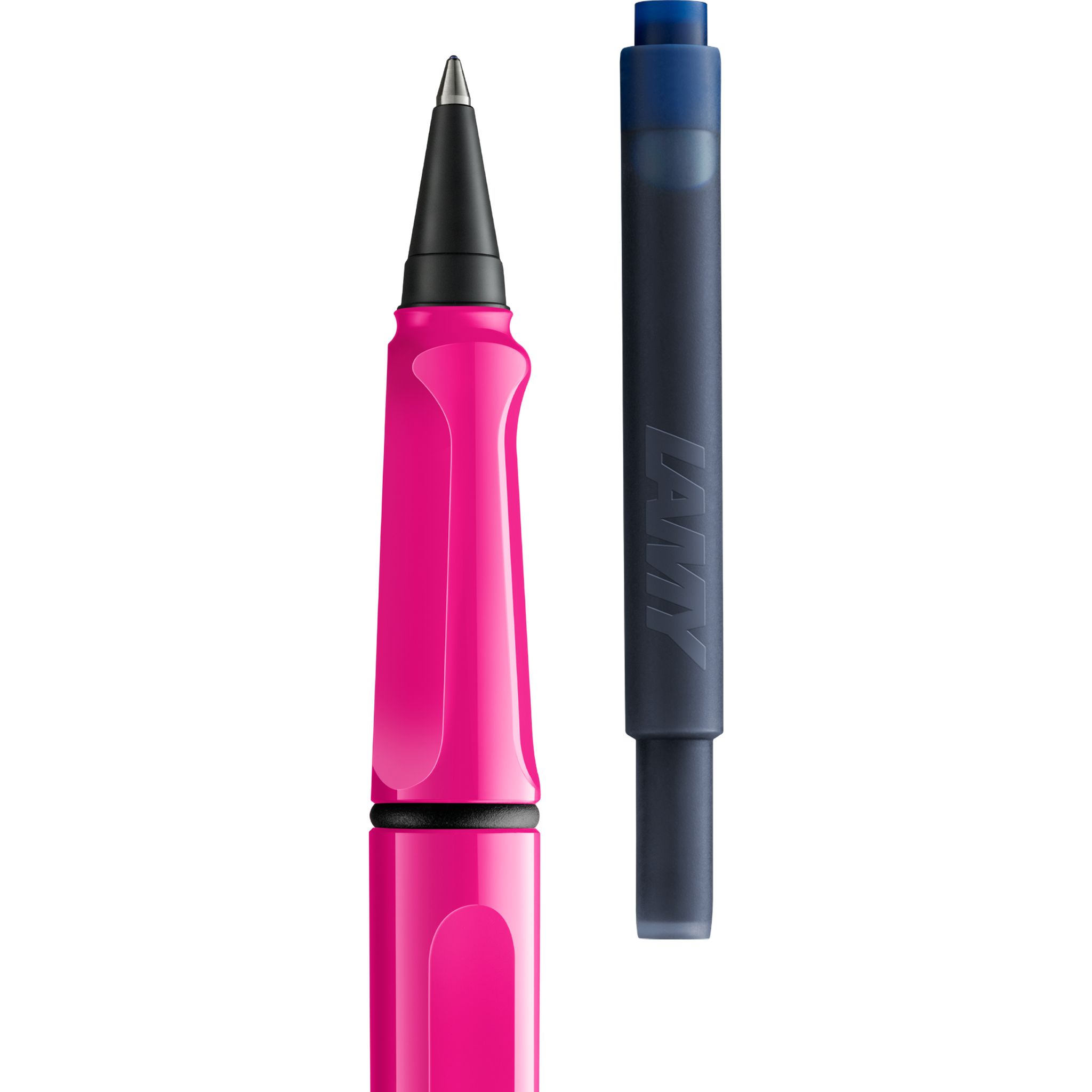 LAMY Tintenroller Safari PINK ROLL-INK F�ller ergonomisc...