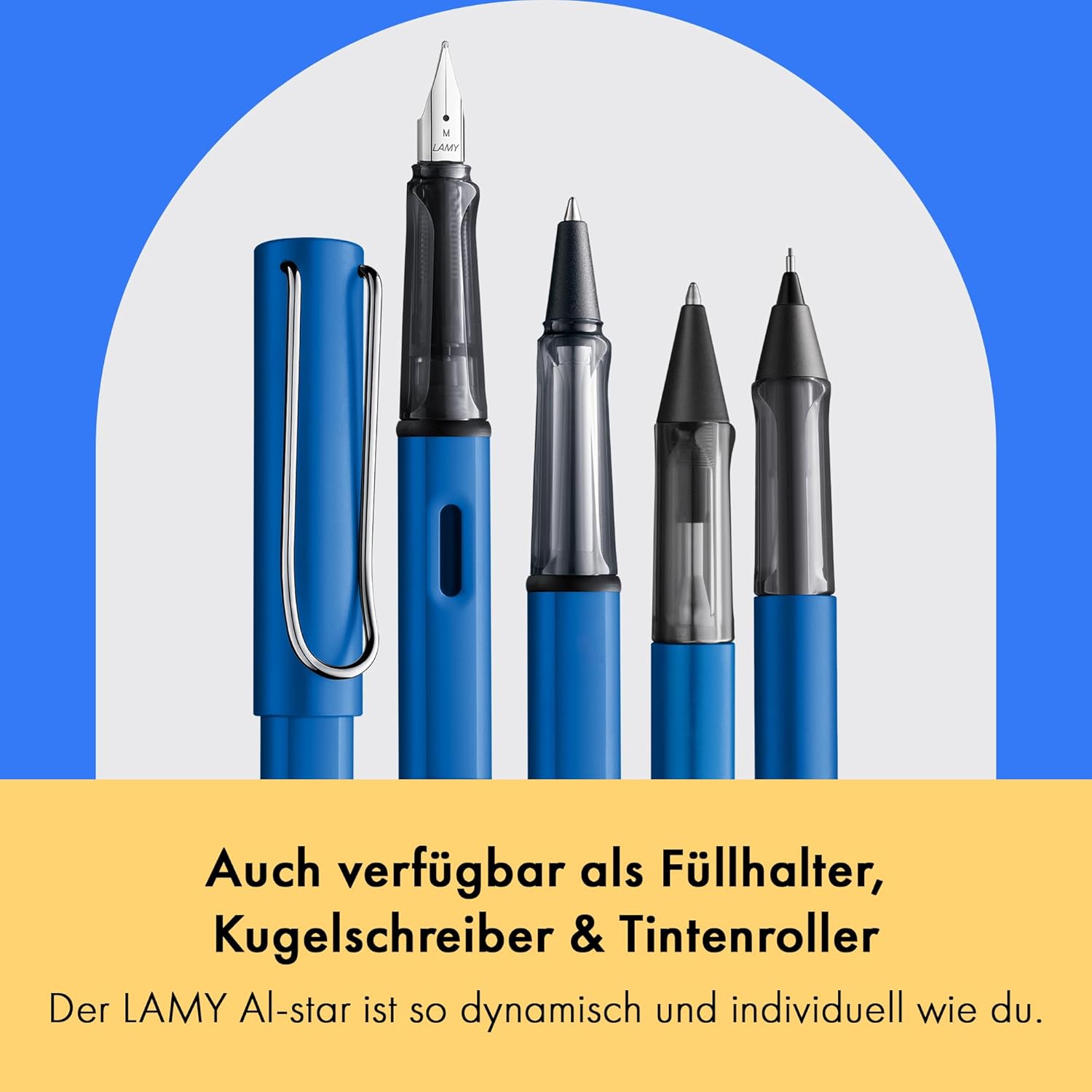 LAMY Druckbleistift AL Star OCEANBLUE mit Mine 0,5mm und...