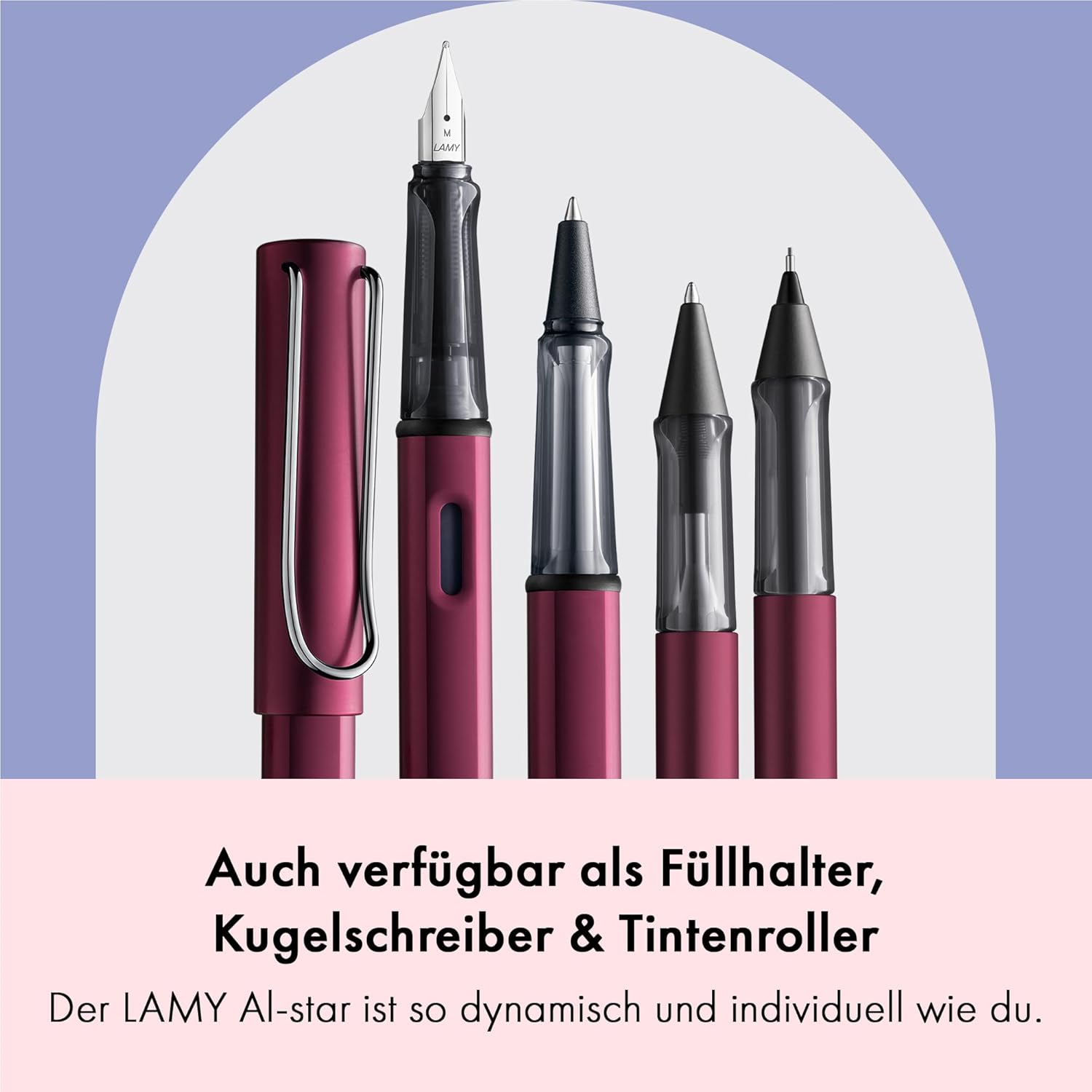 LAMY Druckbleistift AL Star BLACK PURPLE mit Mine 0,5mm ...
