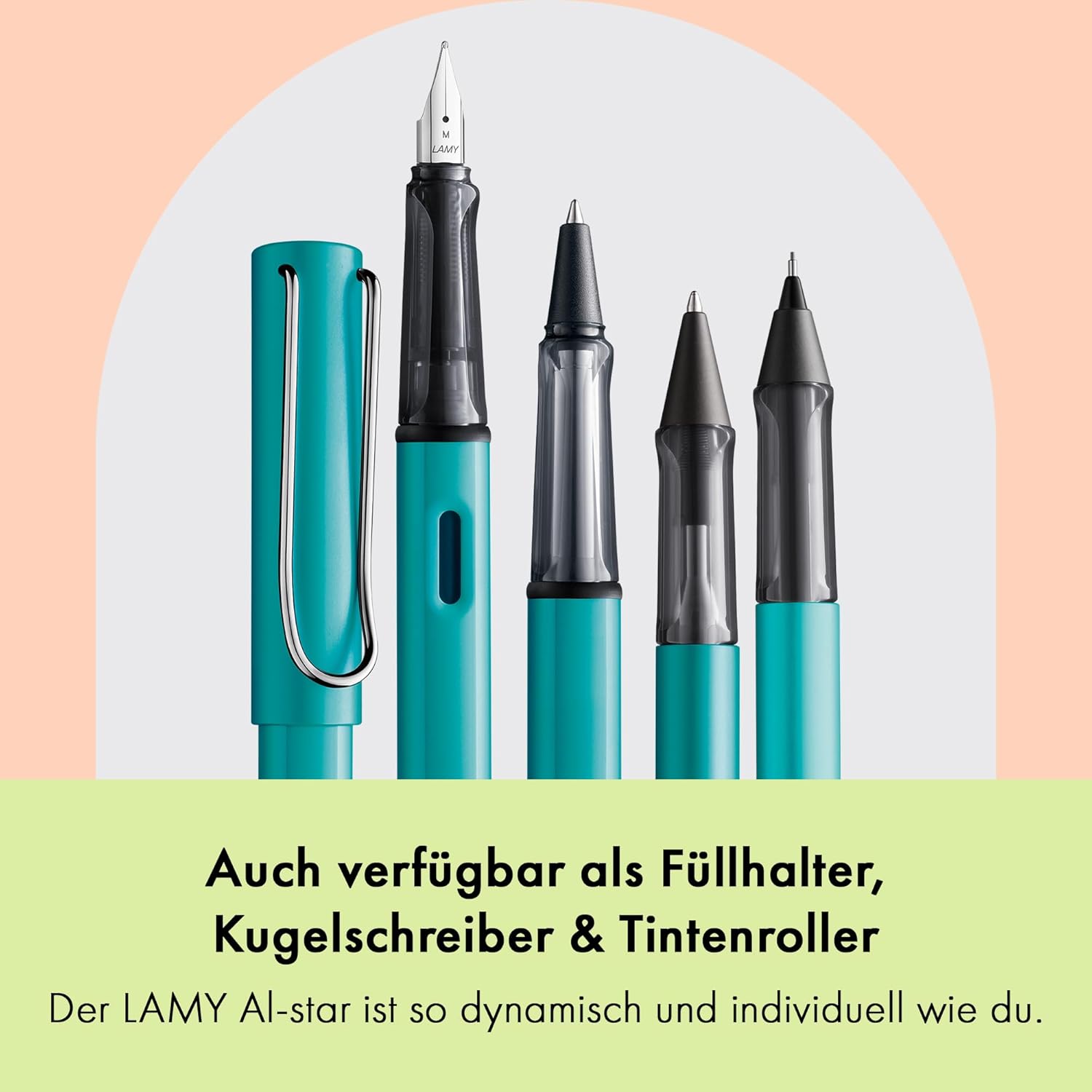 LAMY Druckbleistift AL Star TURMALINE mit Mine 0,5mm und...