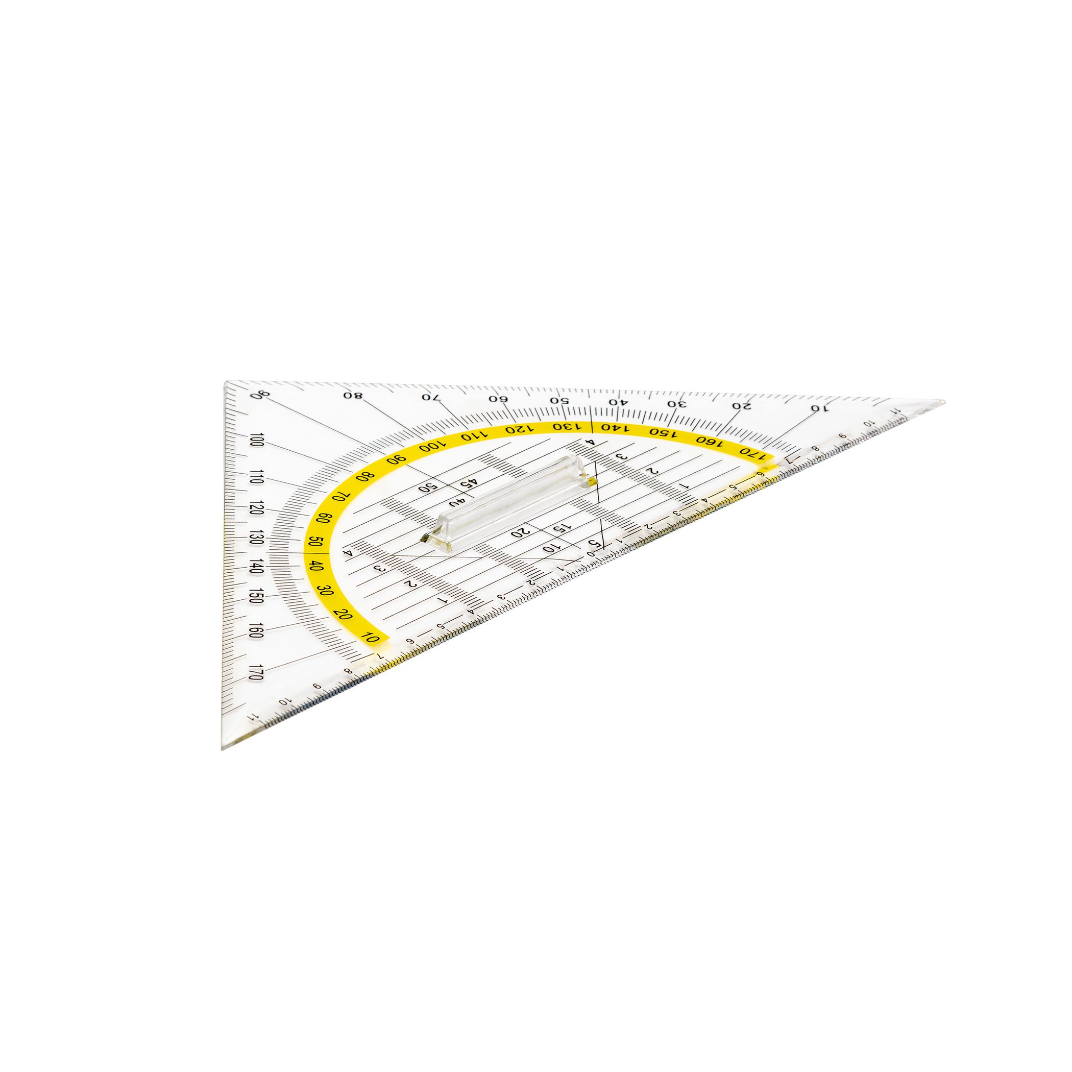 TSI Geodreieck gro�, fixierter Griff, 25 cm