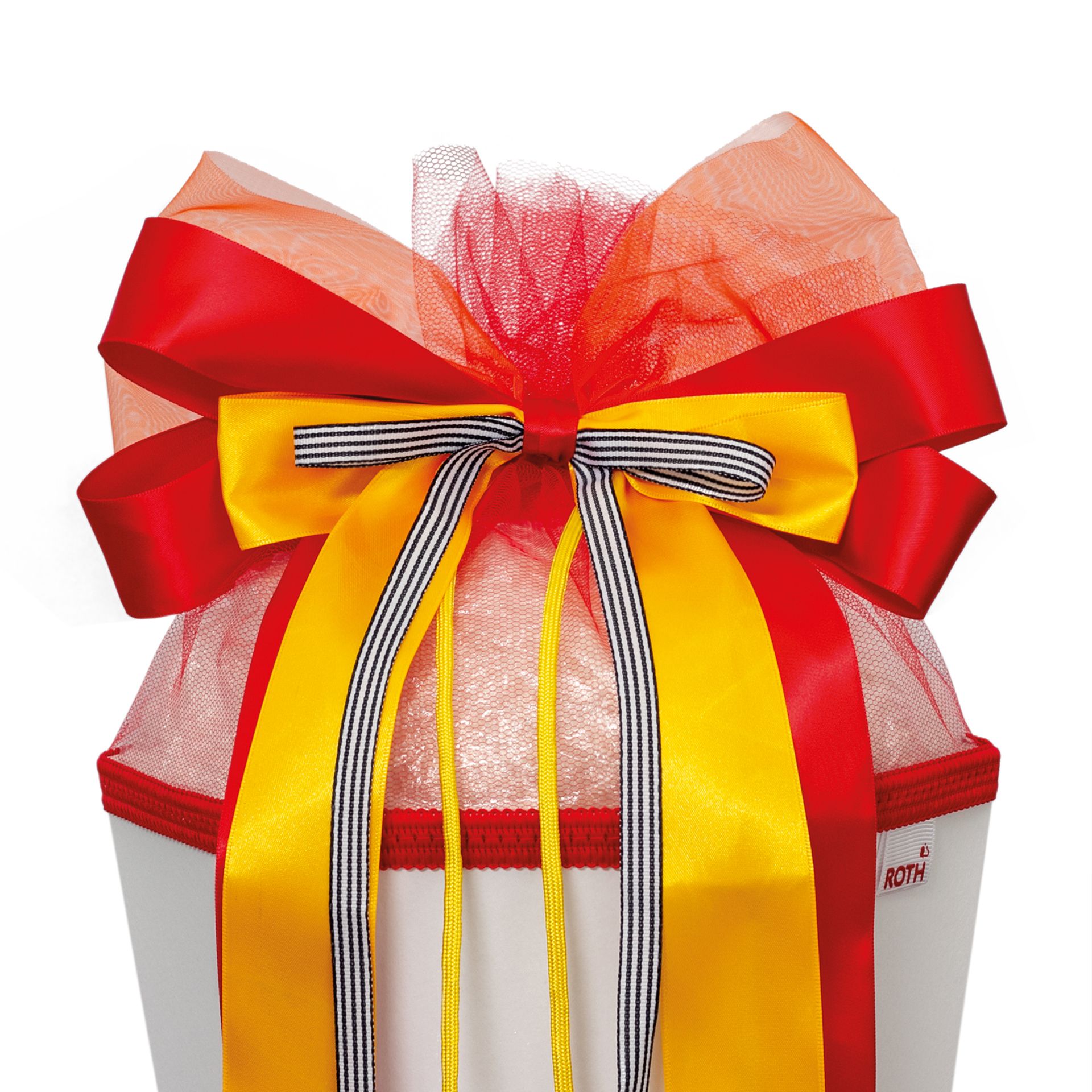 Roth Schult�ten Schleife SPICY ORANGE ca. 50 x 23 cm