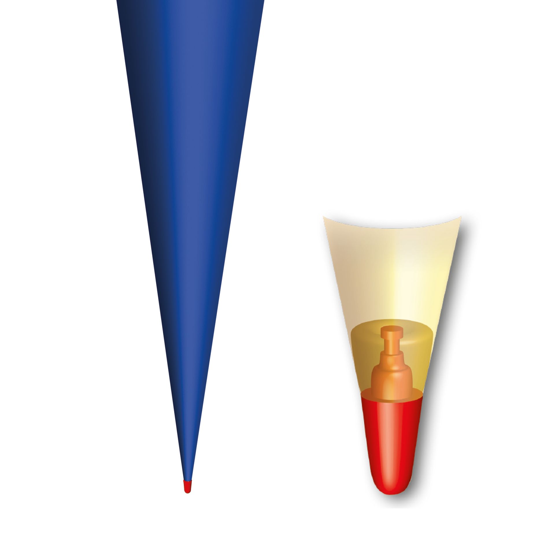 Roth Schult�te 70 cm rund Ultramarinblau