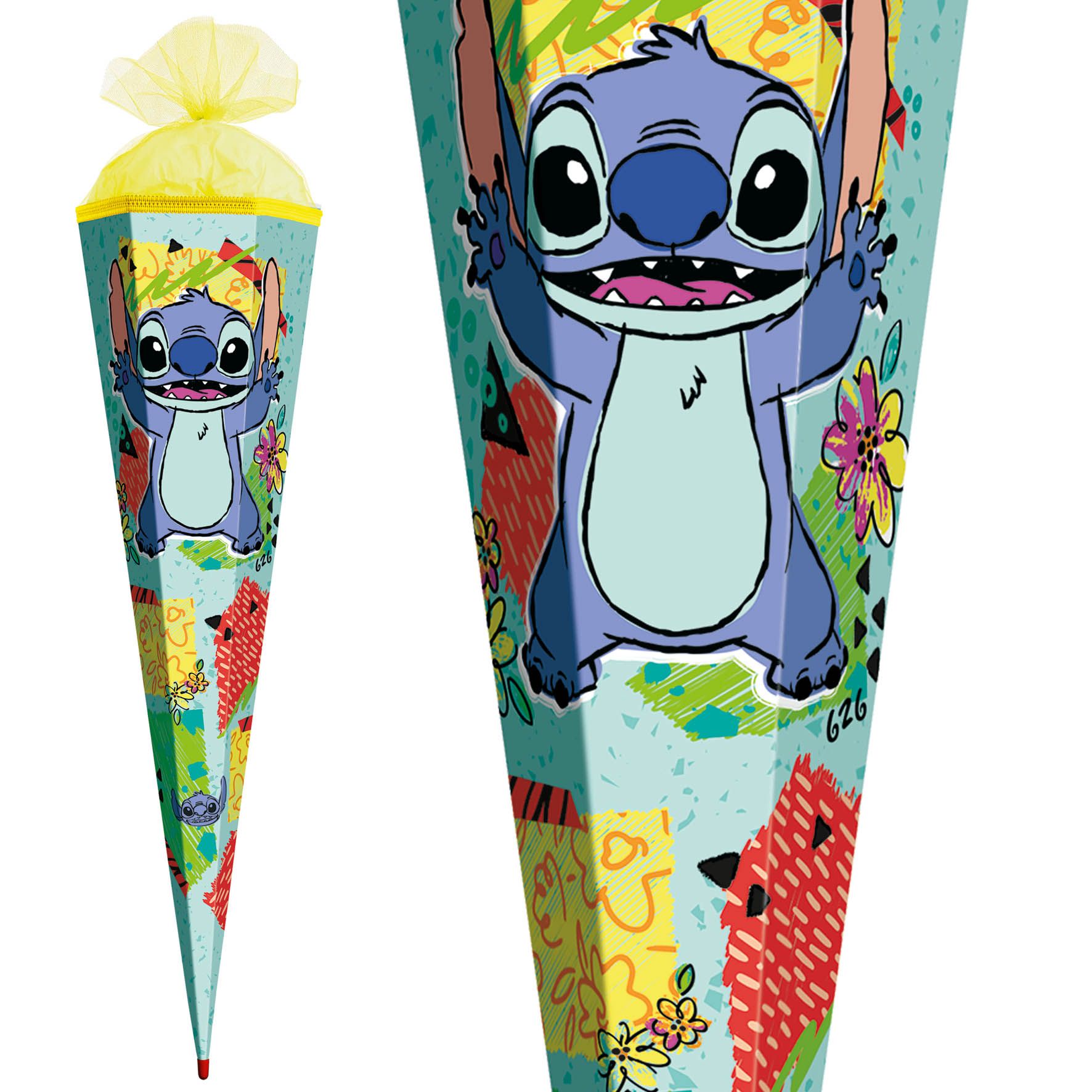 Roth Disney Stitch Schult�te 85 cm eckig T�llverschluss