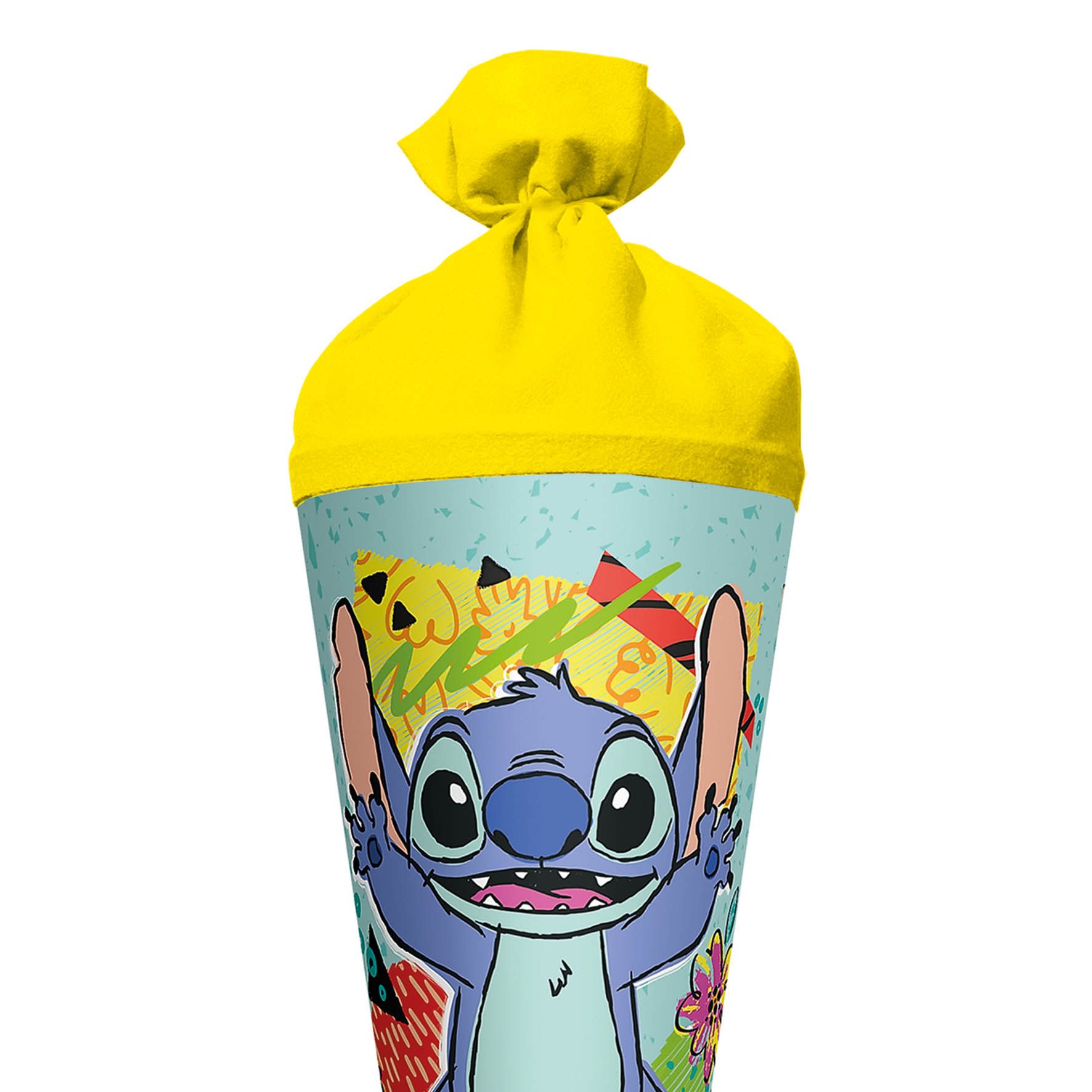 Roth Disney Stitch Schult�te 70 cm rund Filzverschluss