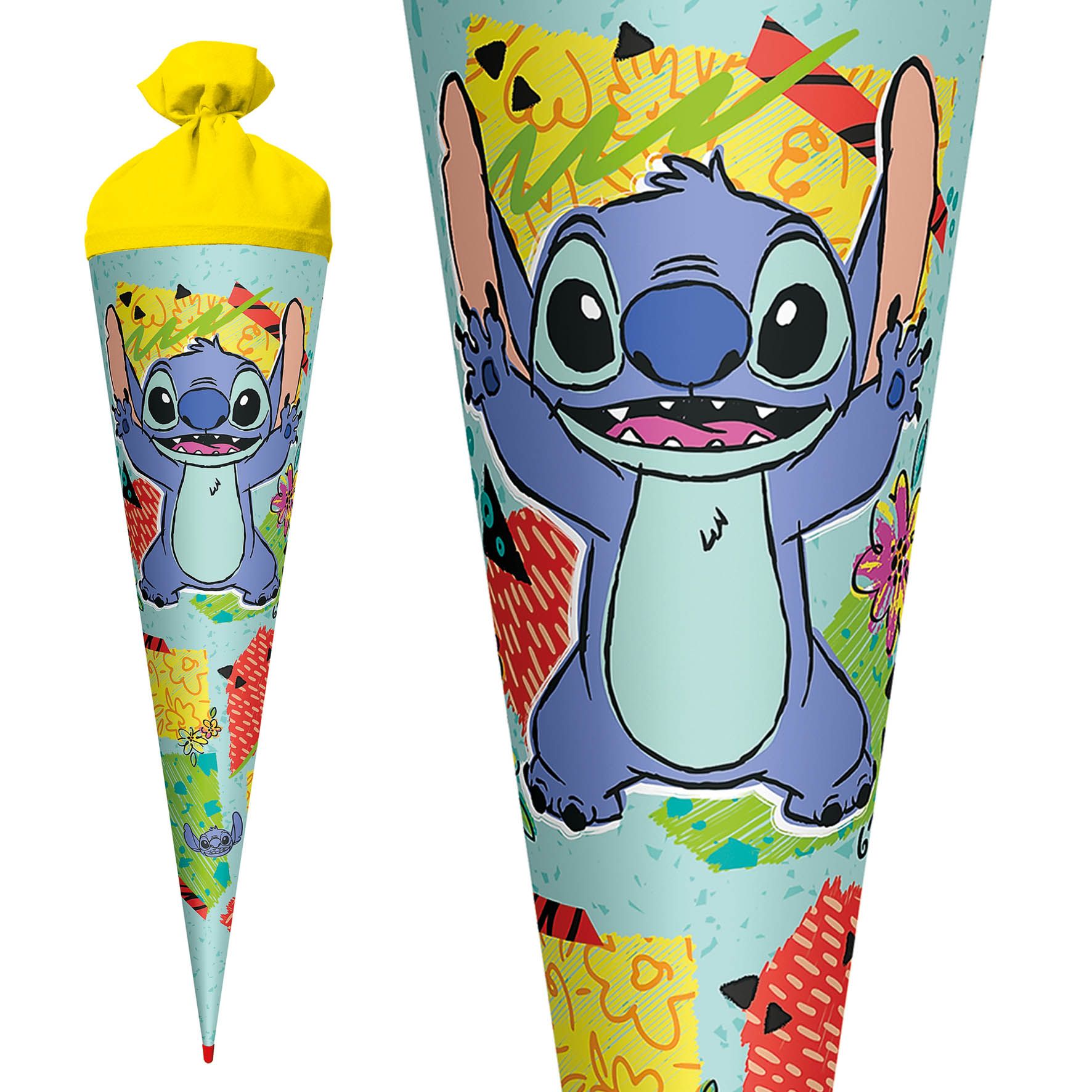 Roth Disney Stitch Schult�te 70 cm rund Filzverschluss