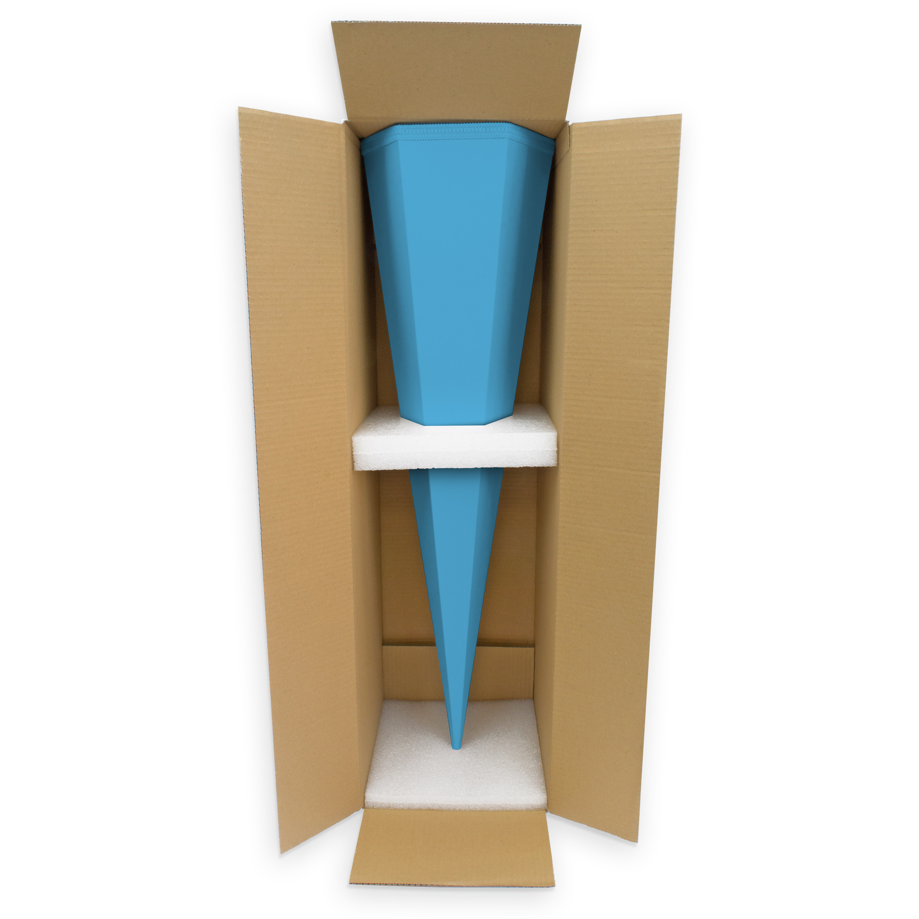 ROTH Bastelschult�te mit Verschluss, 85 cm, pazifikblau