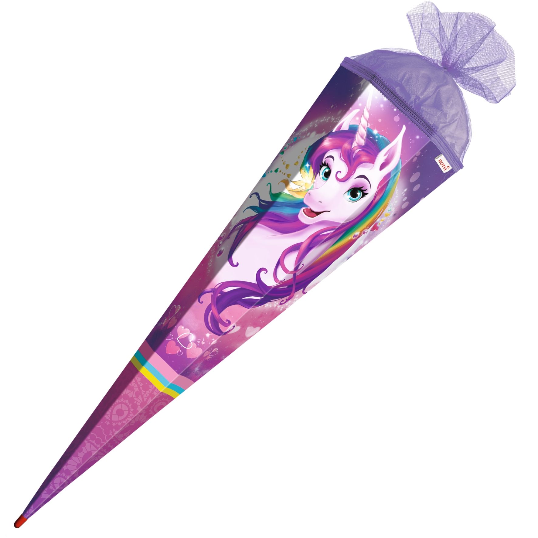 Roth Einhorn Portrait Schult�te 85 cm eckig T�llverschluss