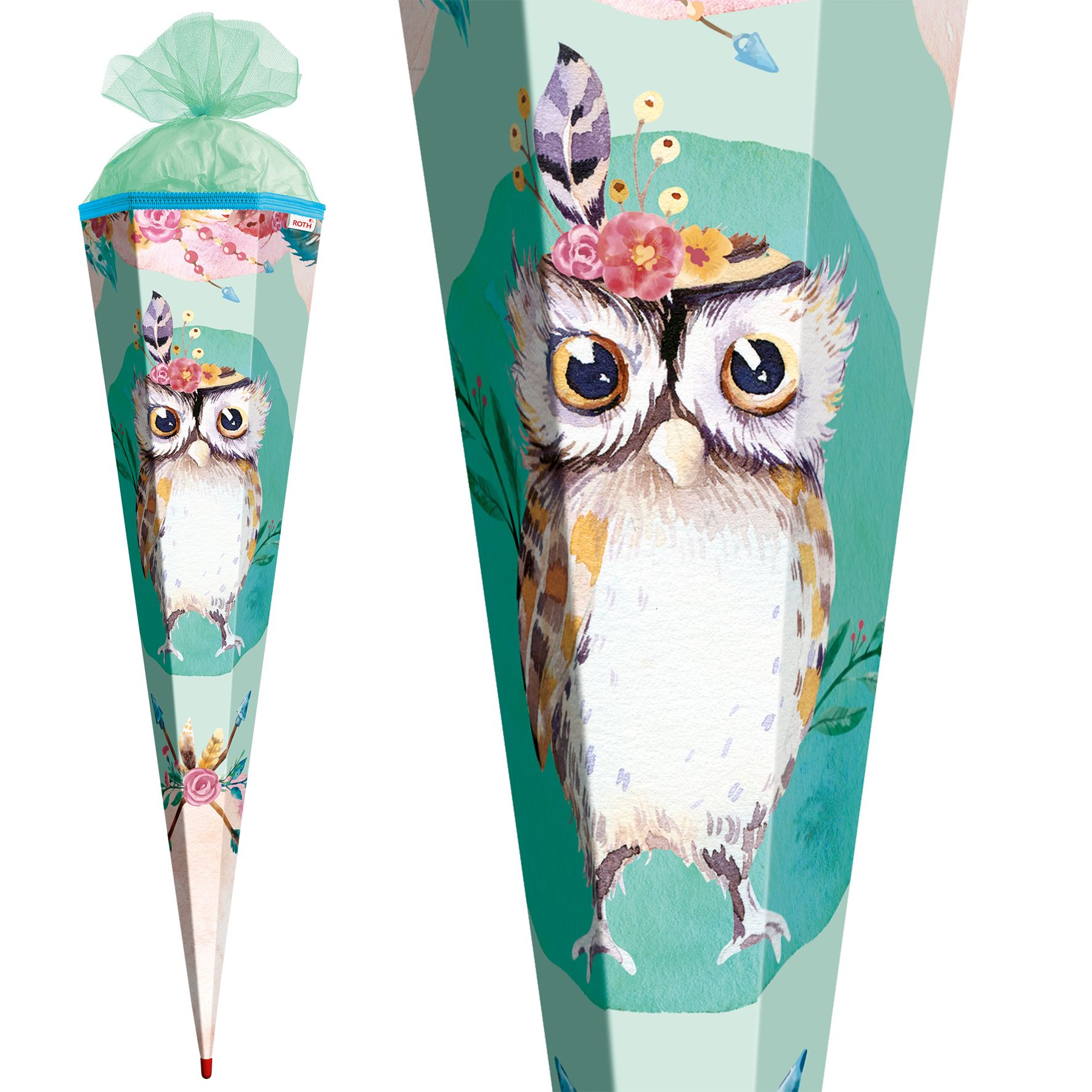 Roth Eule Lieselotte Schult�te 85 cm eckig T�llverschluss