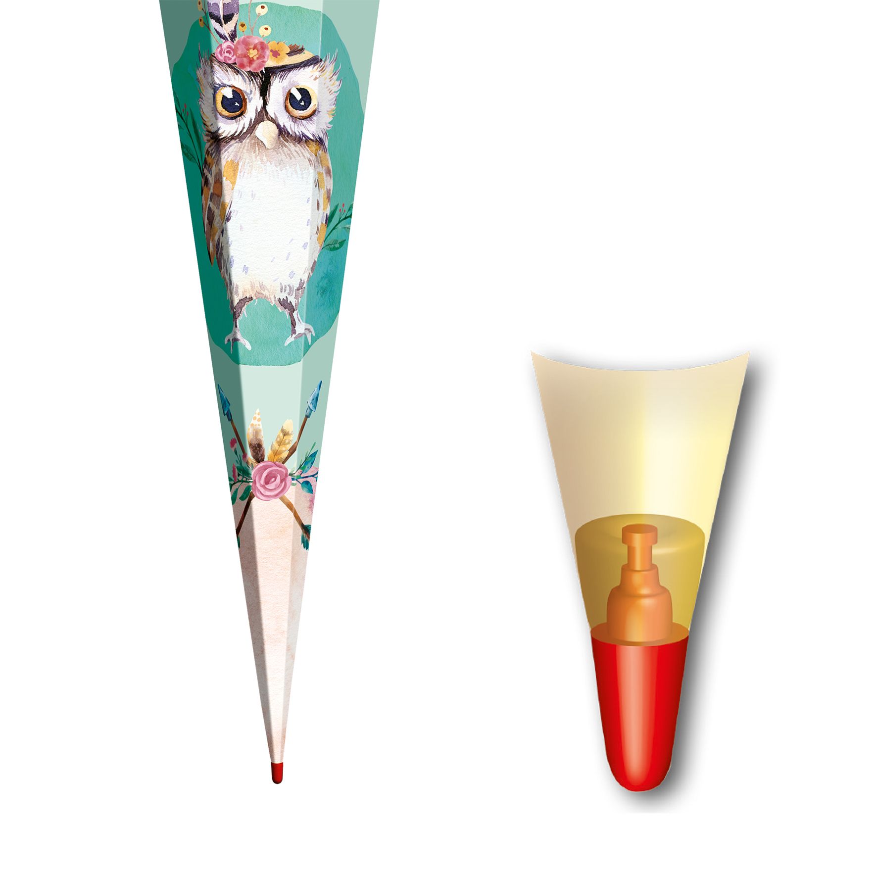 Roth Eule Lieselotte Schult�te 85 cm eckig T�llverschluss