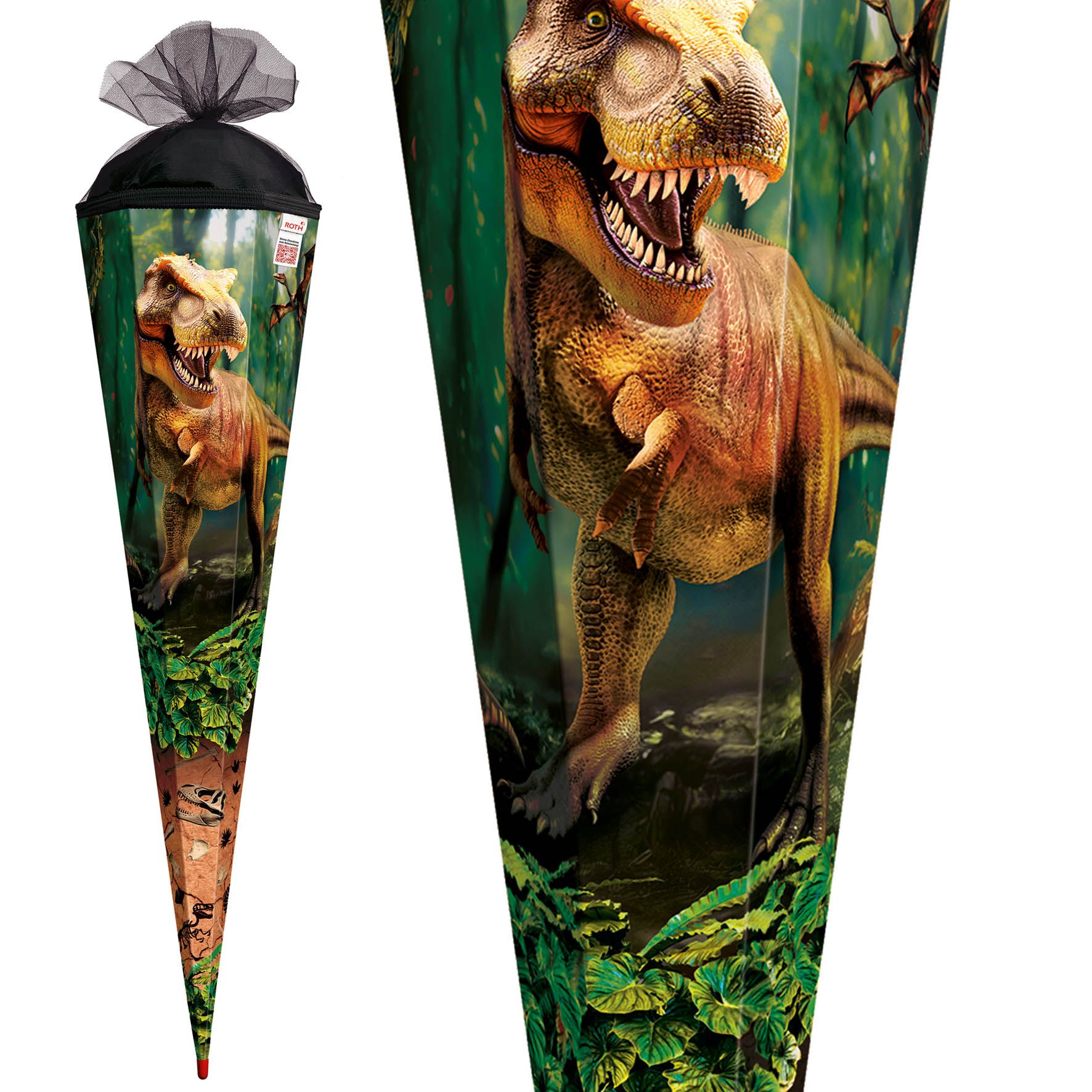 Roth T-Rex Welt Schult�te 85 cm eckig T�llverschluss