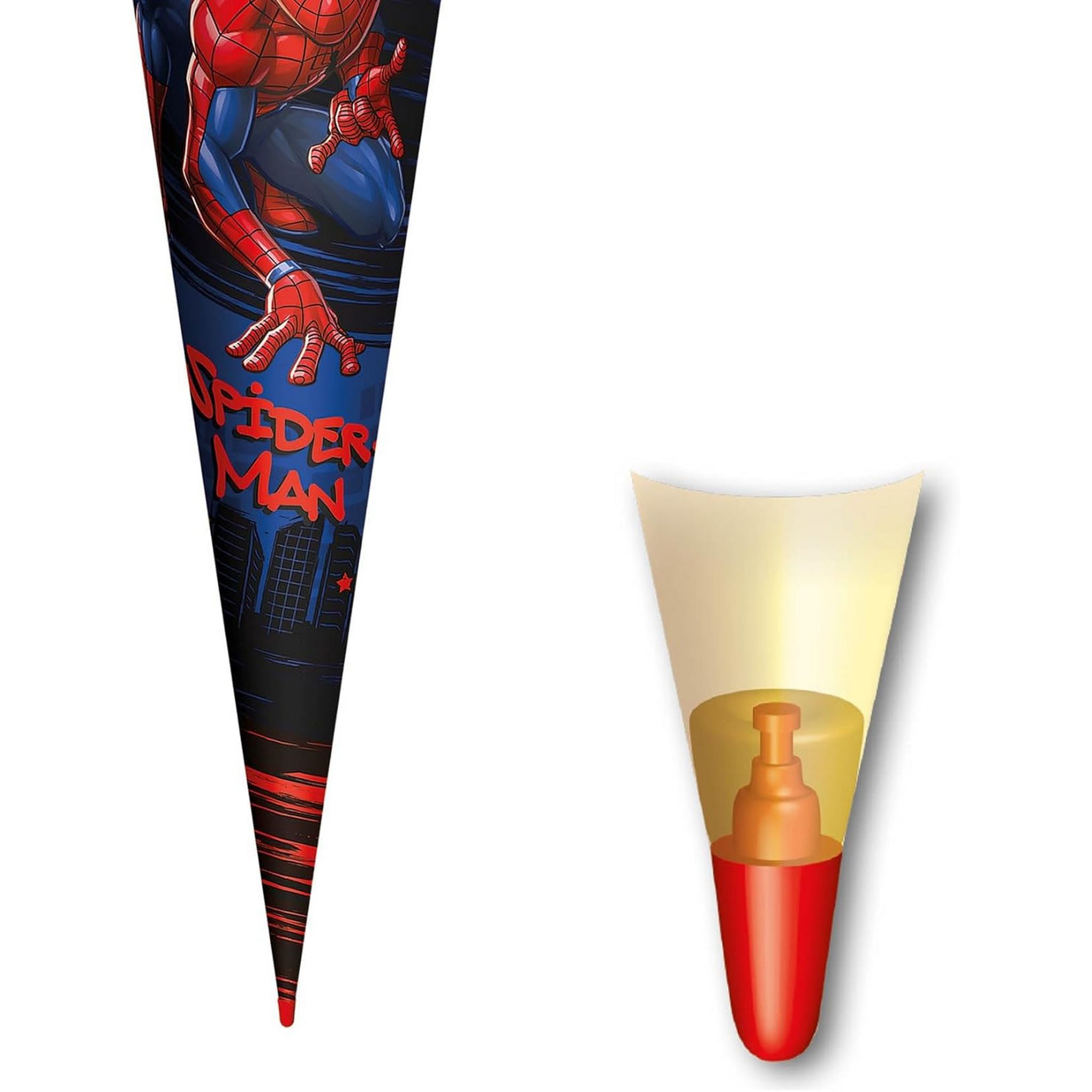 Roth Marvel Spider-Man Schult�te 70 cm rund Filzverschluss