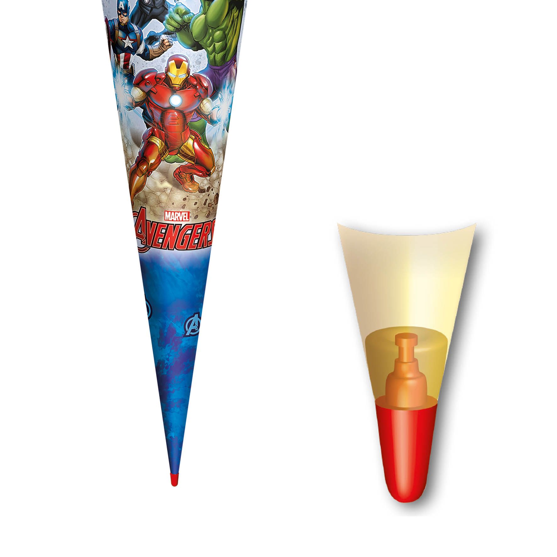 Roth Marvel Avengers Schult�te 70 cm rund Filzverschluss