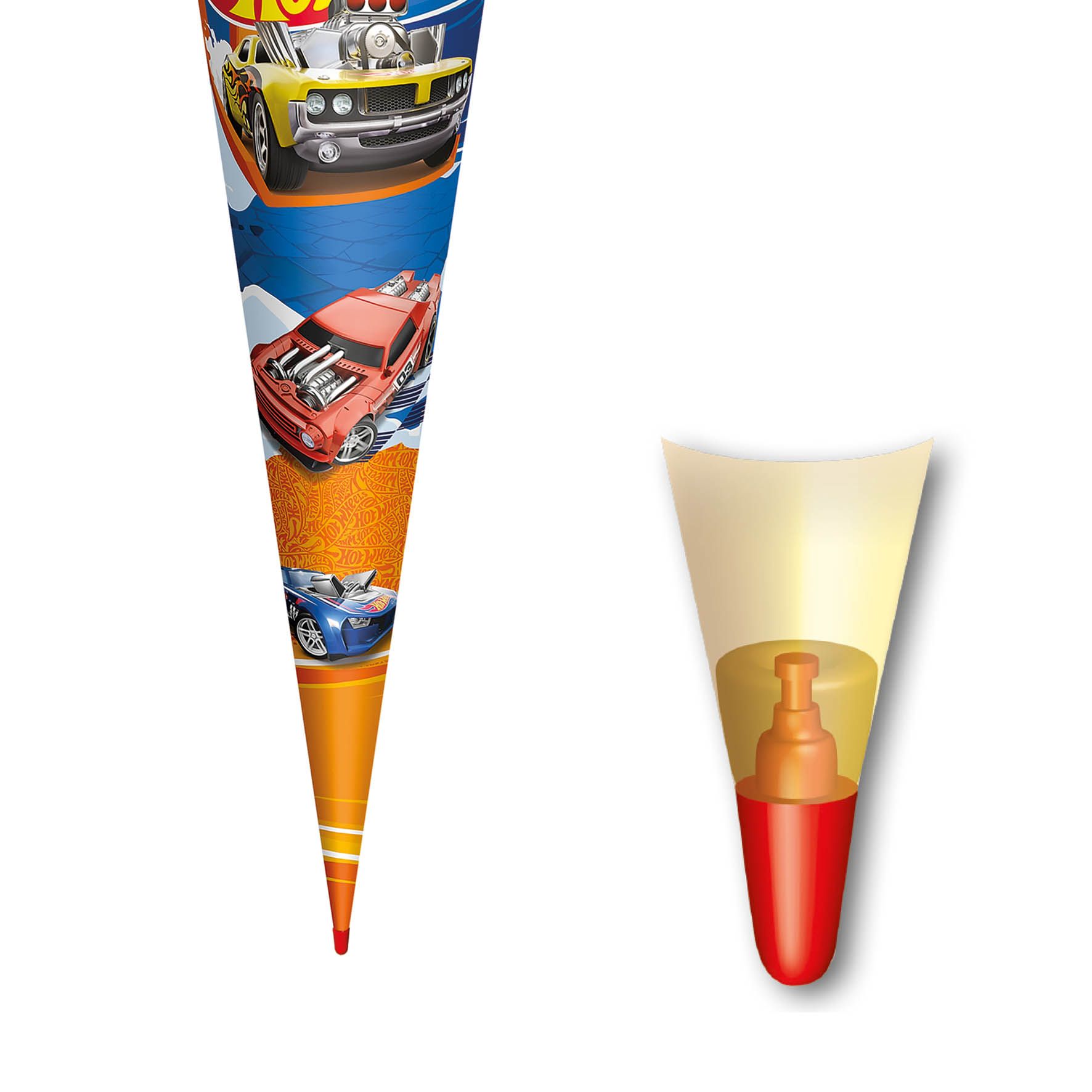Roth Hot Wheels Schult�te 70 cm rund Filzverschluss
