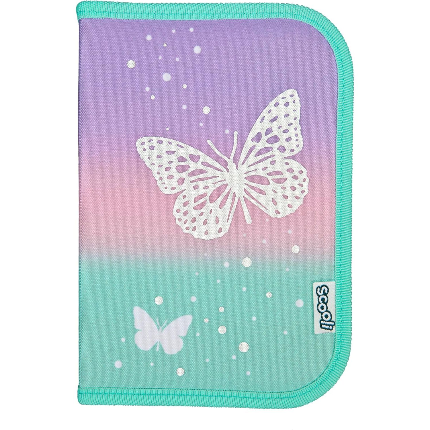 Scooli gef�lltes Sch�leretui Butterfly Wishes